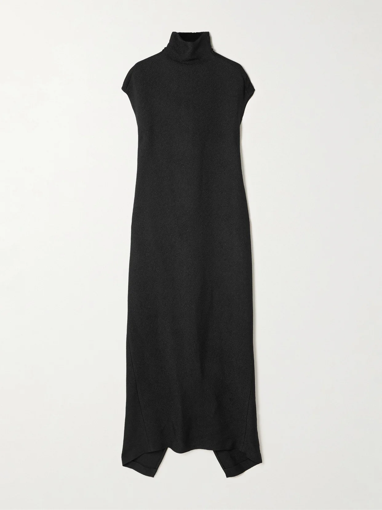 Willow Textured-crepe Turtleneck Midi Dress - 1