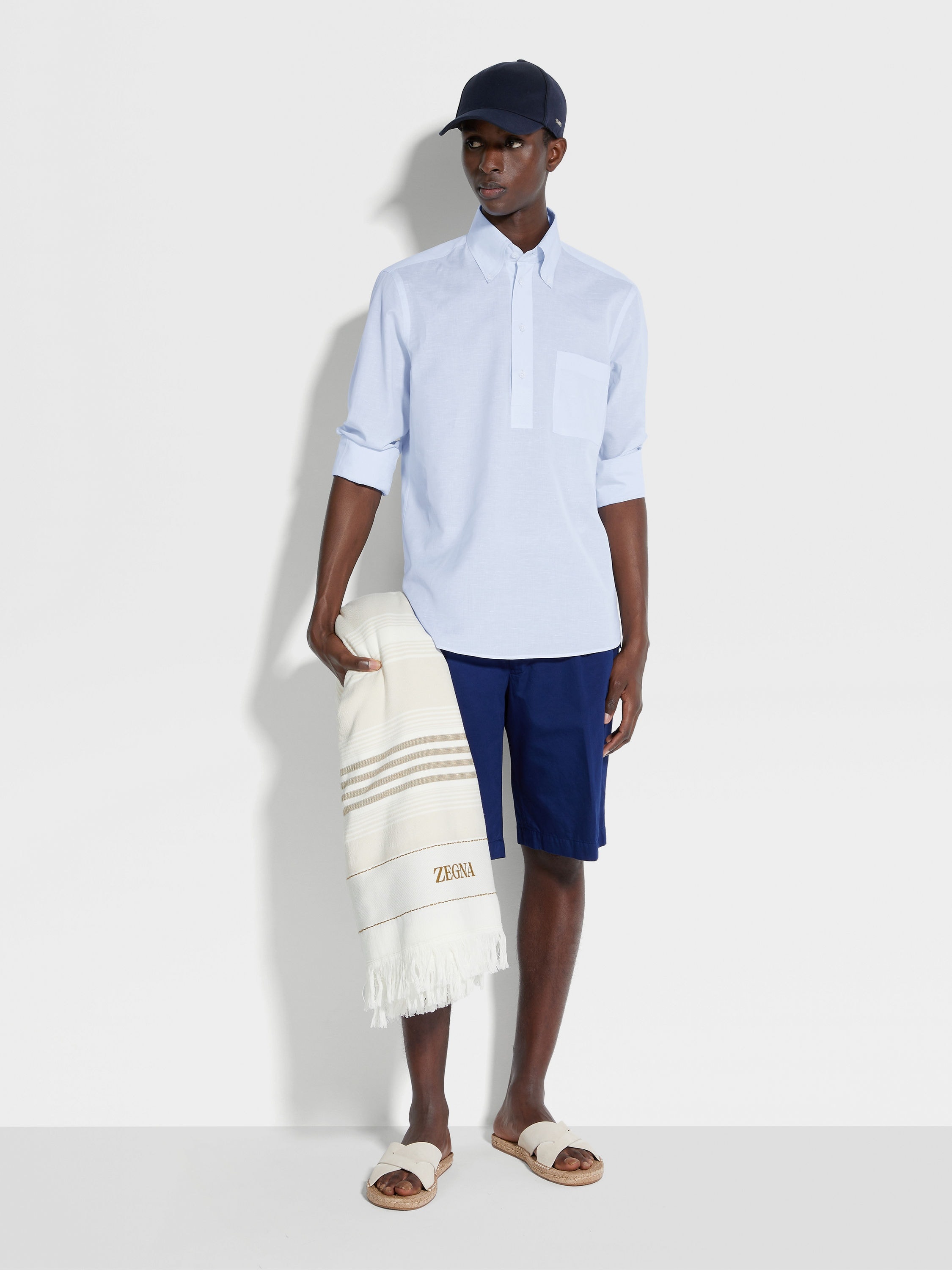 COTTON AND LINEN SHIRT - 2