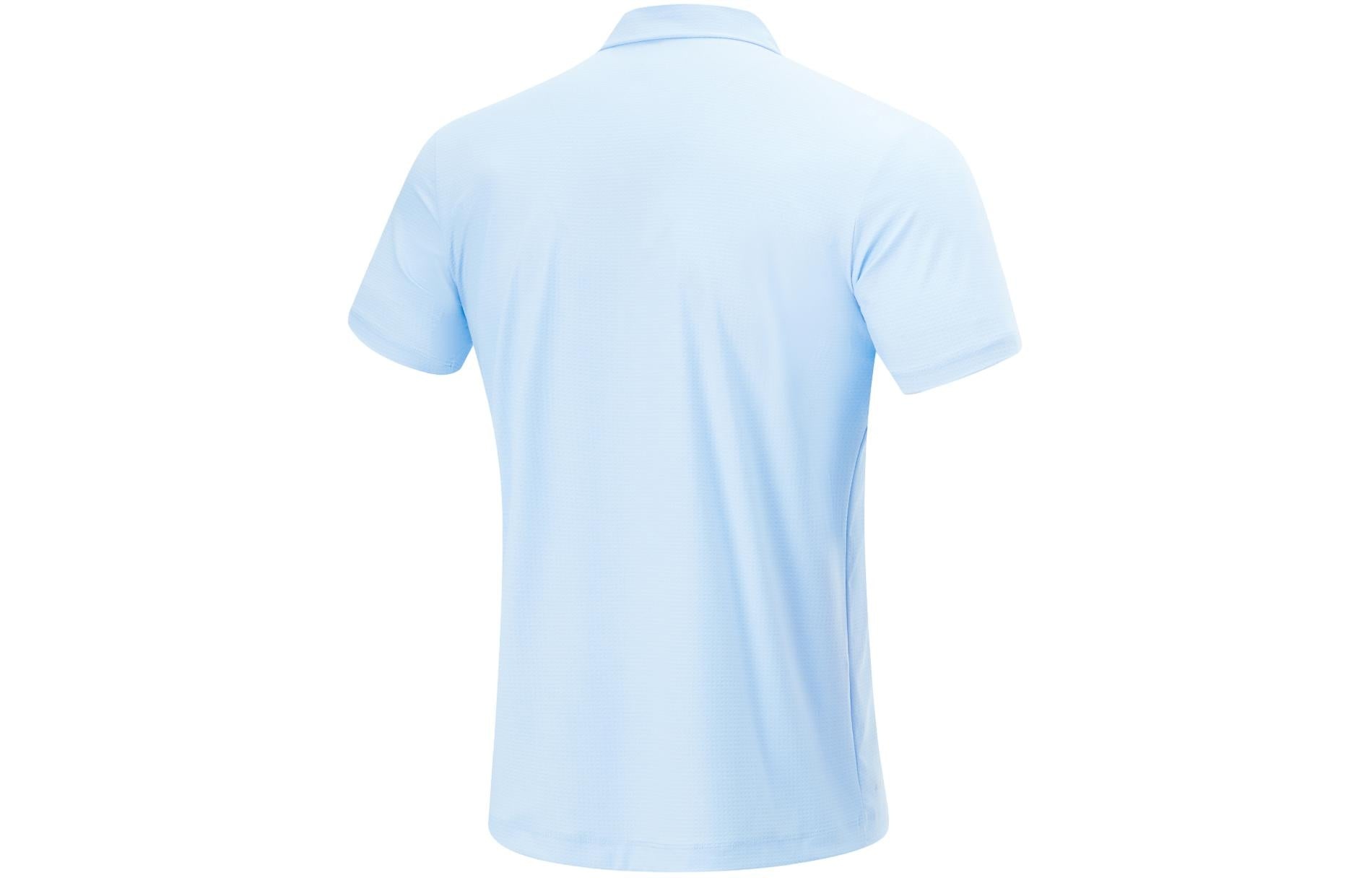 Li-Ning Logo Quick-Drying Polo Shirt 'Ice Blue' APLU123-2 - 2