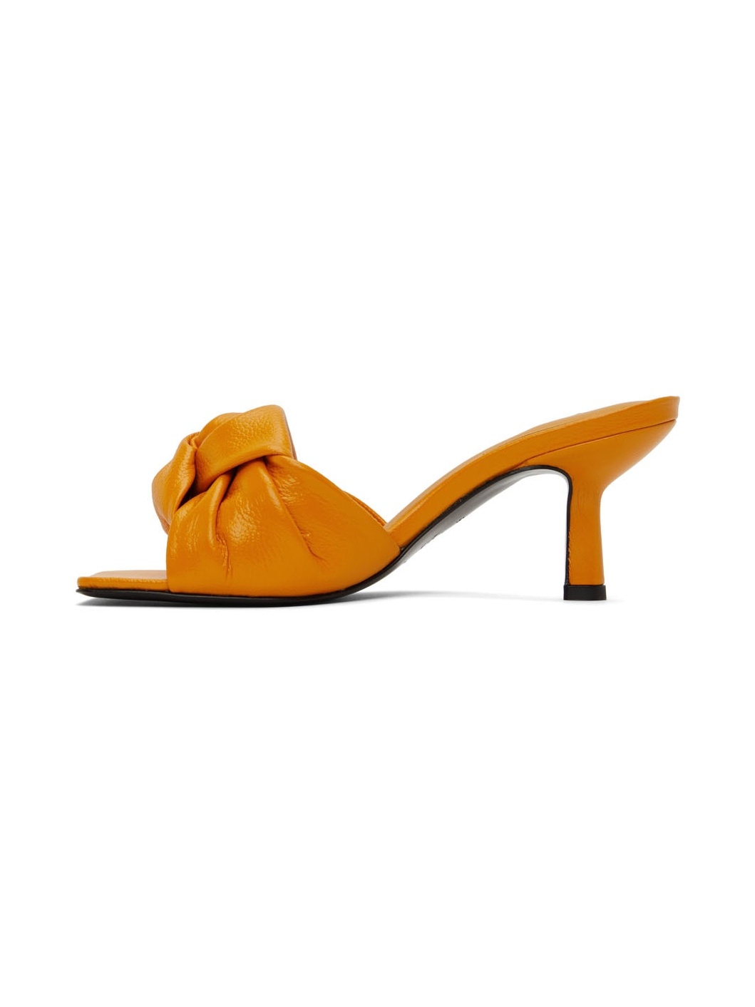 Orange Lana Heeled Sandals - 3