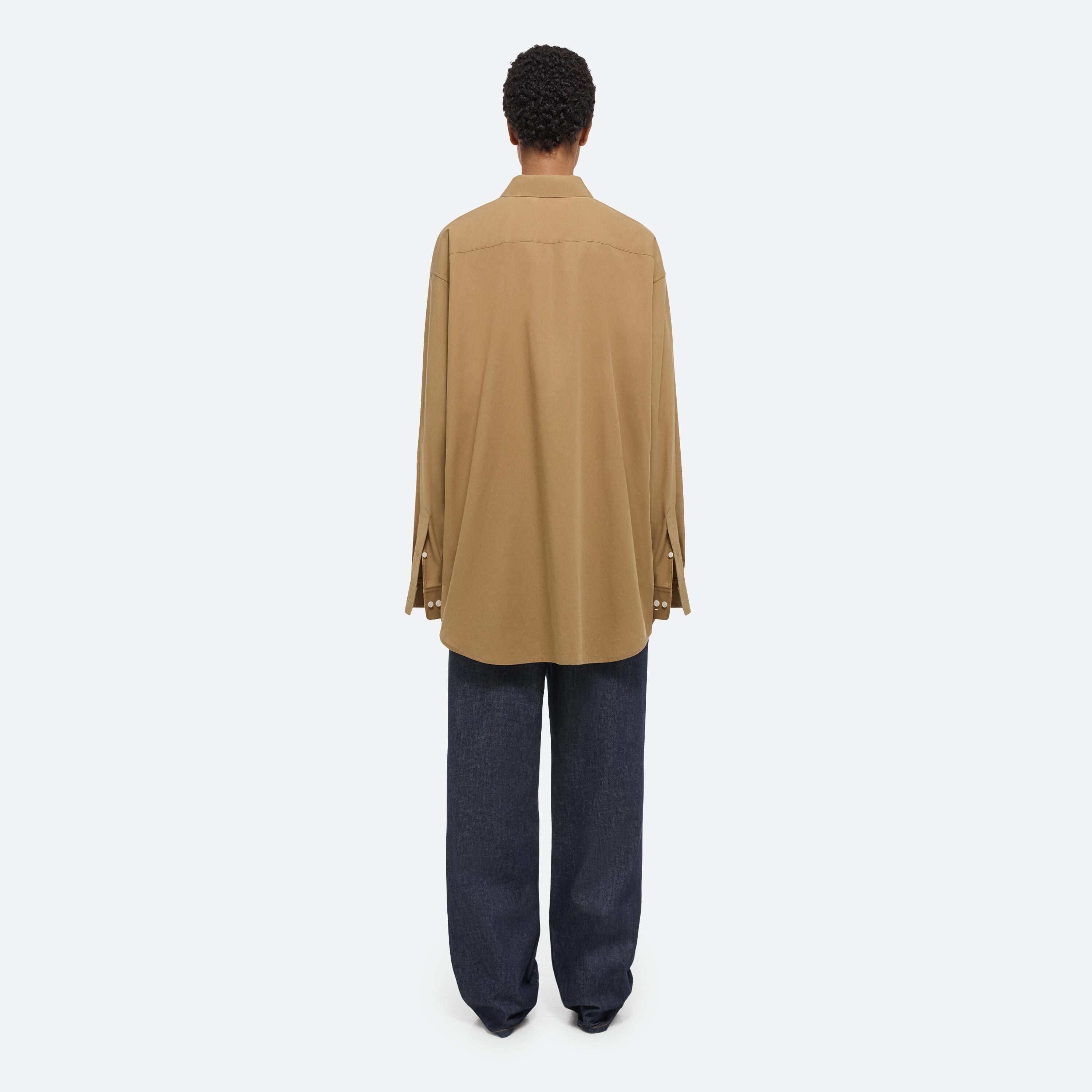 OVERSIZED SHIRT SOFT BROAD POPLIN - 9