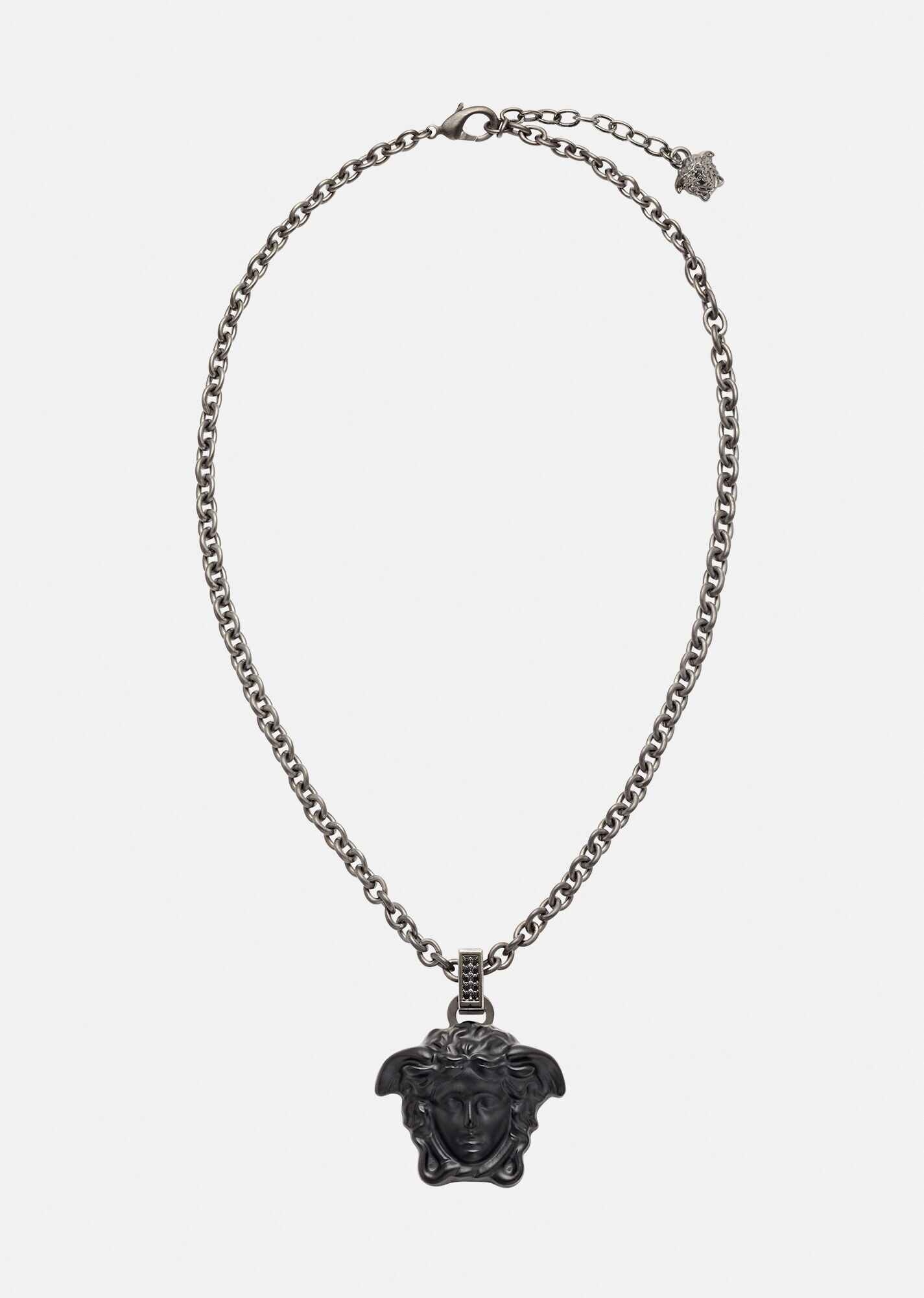 La Medusa Lacquered Pendant Necklace - 1