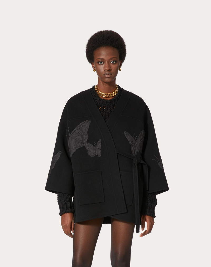 EMBROIDERED COMPACT DRAP KIMONO 3