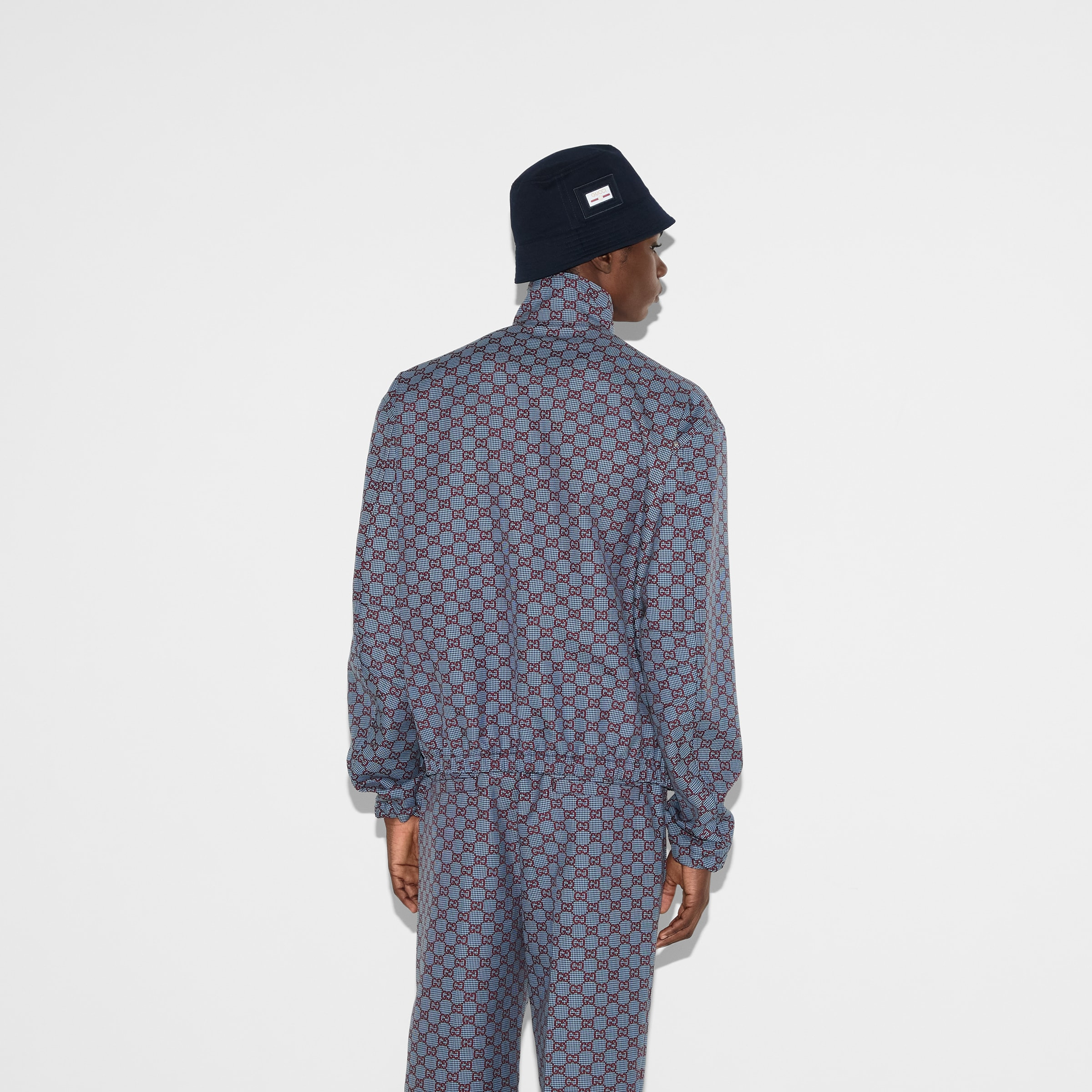 GG pied-de-poule wool jacket - 4