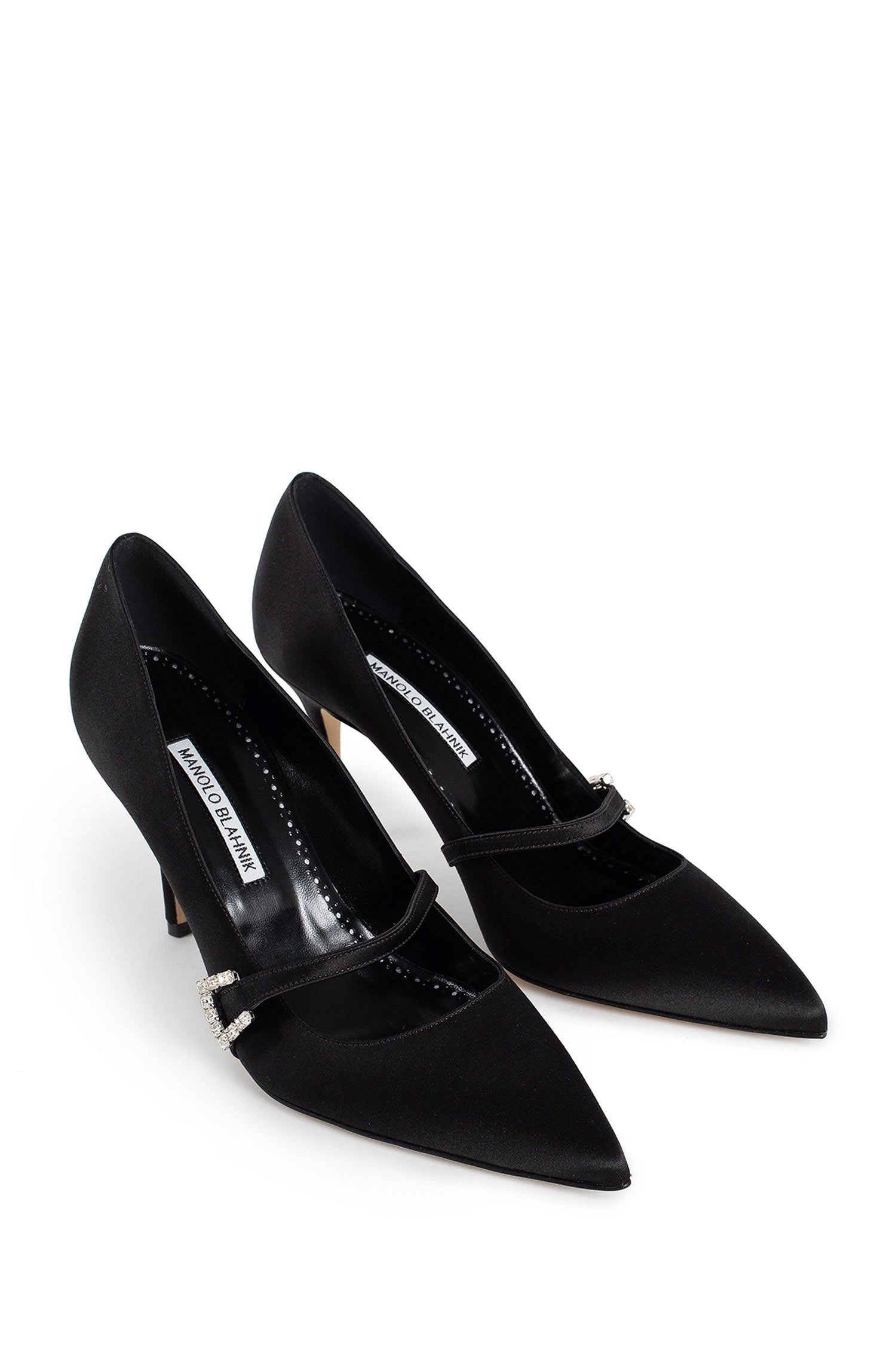 MANOLO BLAHNIK WOMAN BLACK PUMPS - 7