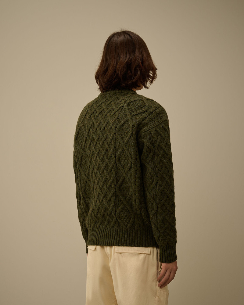 Wool Soft Shetland Crewneck Sweater 4