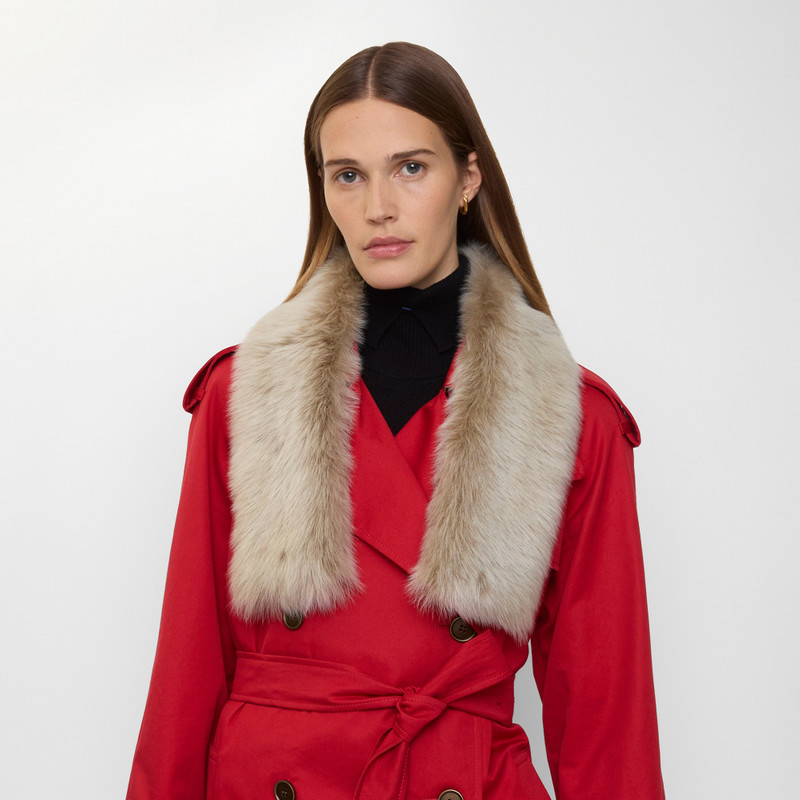Reversible Shearling Scarf 3