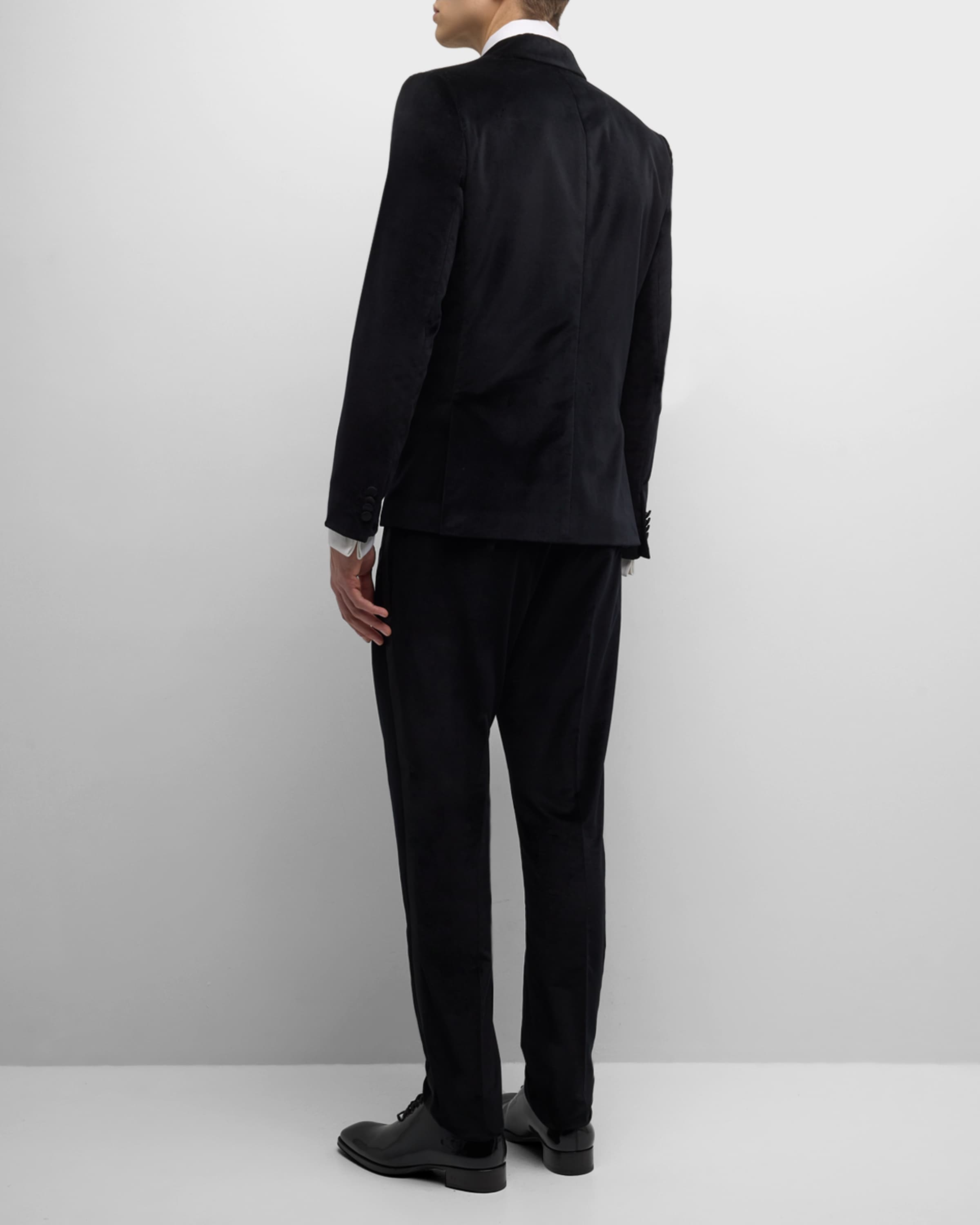 Men's Velvet Tuxedo Suit - 3