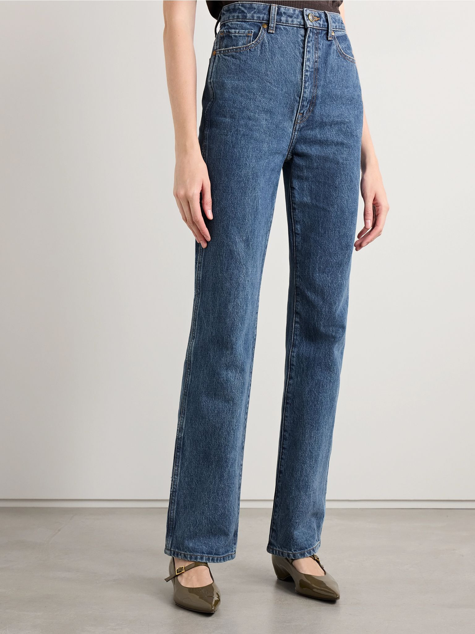 Danielle high-rise slim-leg jeans Blue - 3