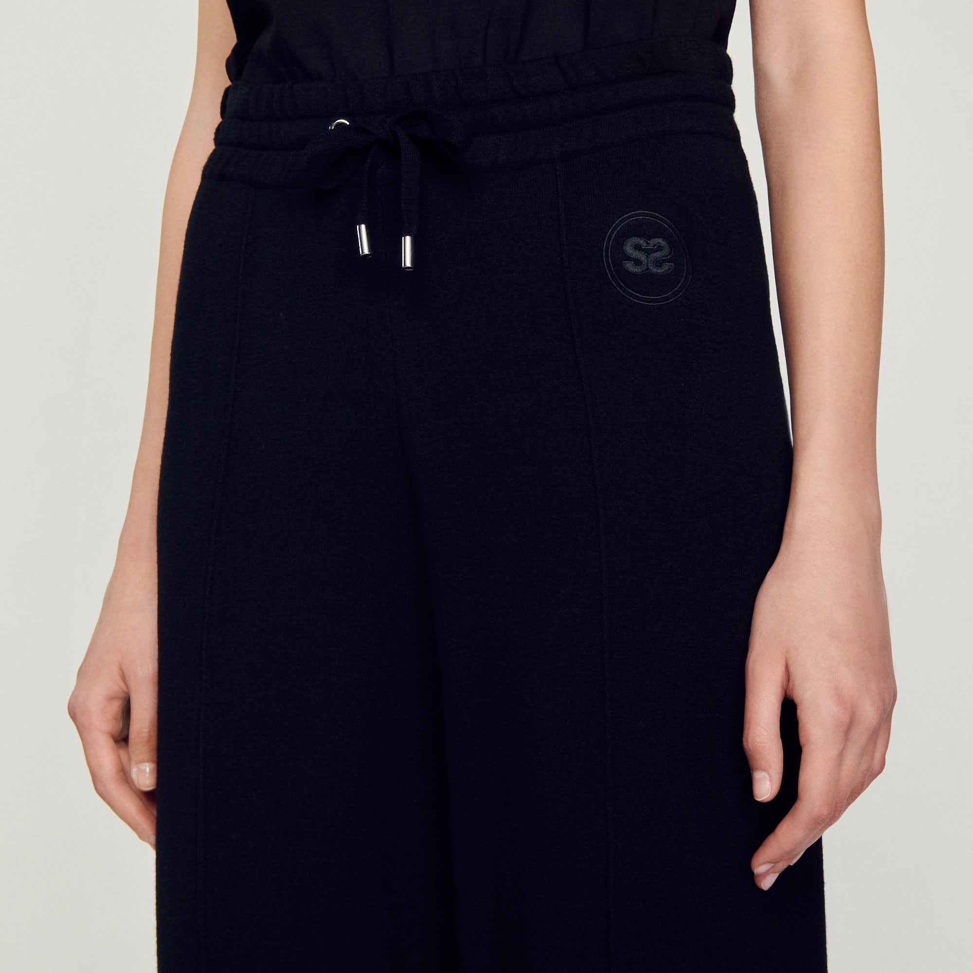 Knitted straight-leg pants - 4