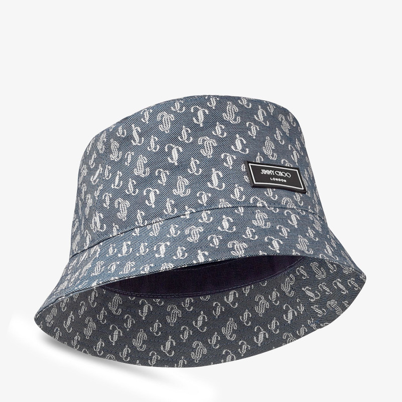 Renata
Denim JC Monogram-Jacquard Bucket Hat 3