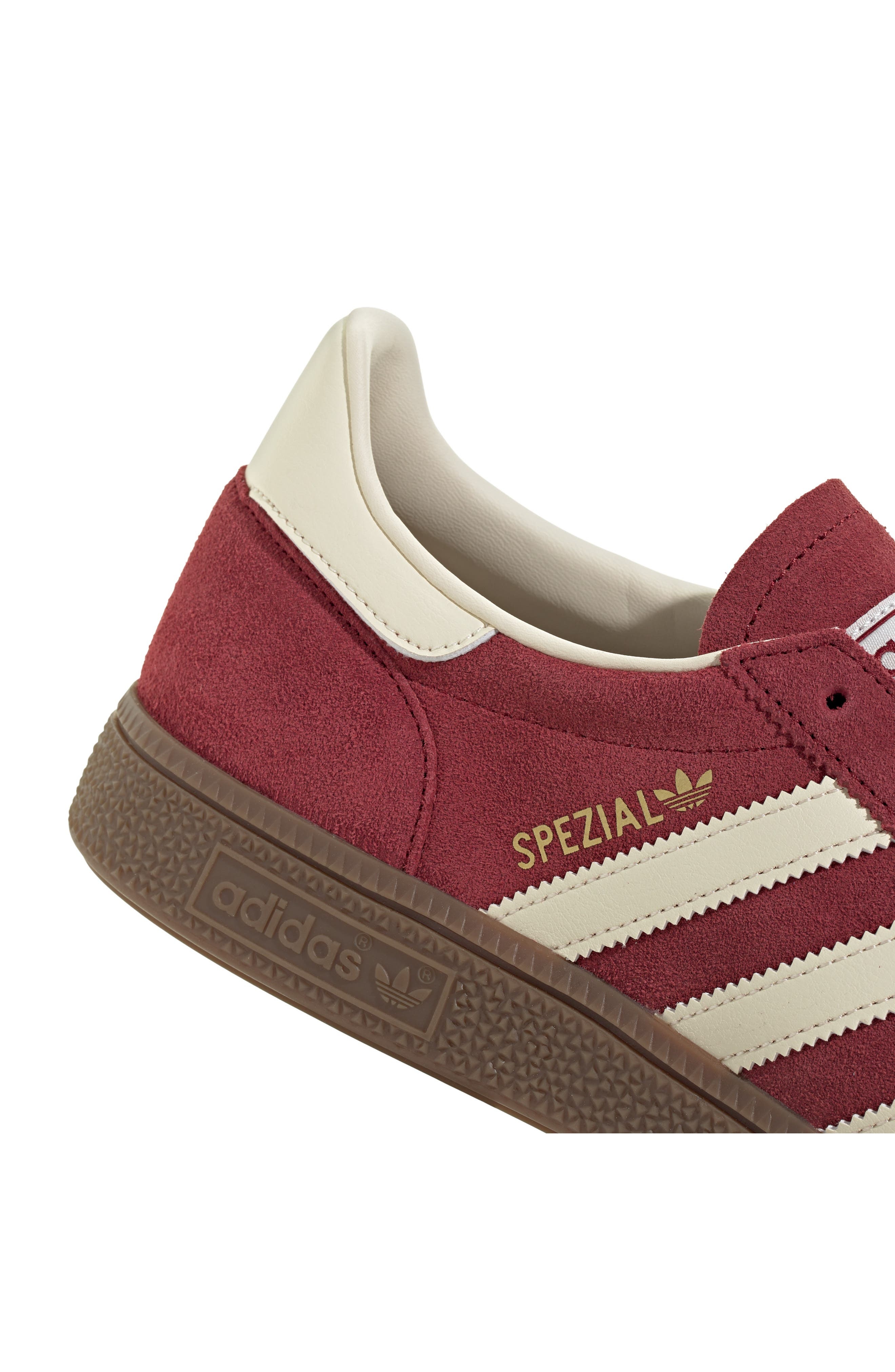 adidas Gender Inclusive Handball Spezial Sneaker in Noble Maroon/Cream White/Gum at Nordstrom - 8