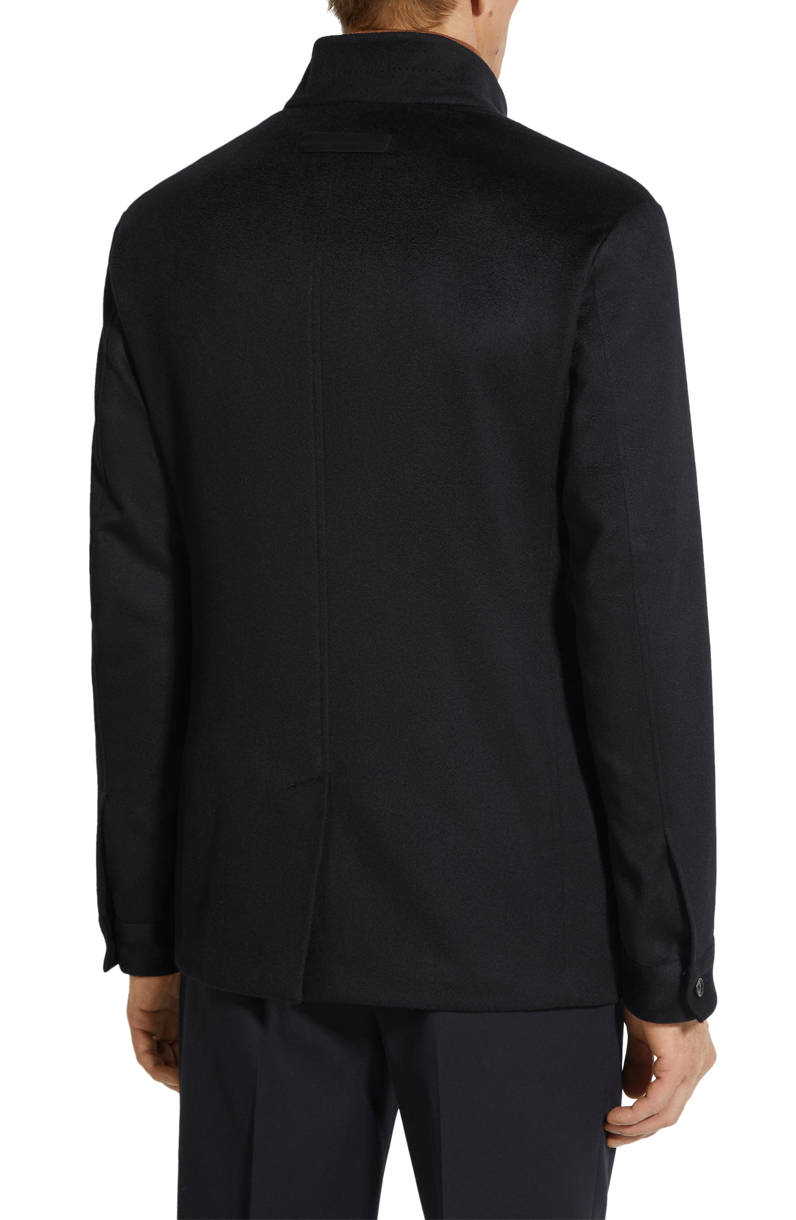 ZEGNA Oasi Cashmere II Conte Jacket in Black at Nordstrom - 2
