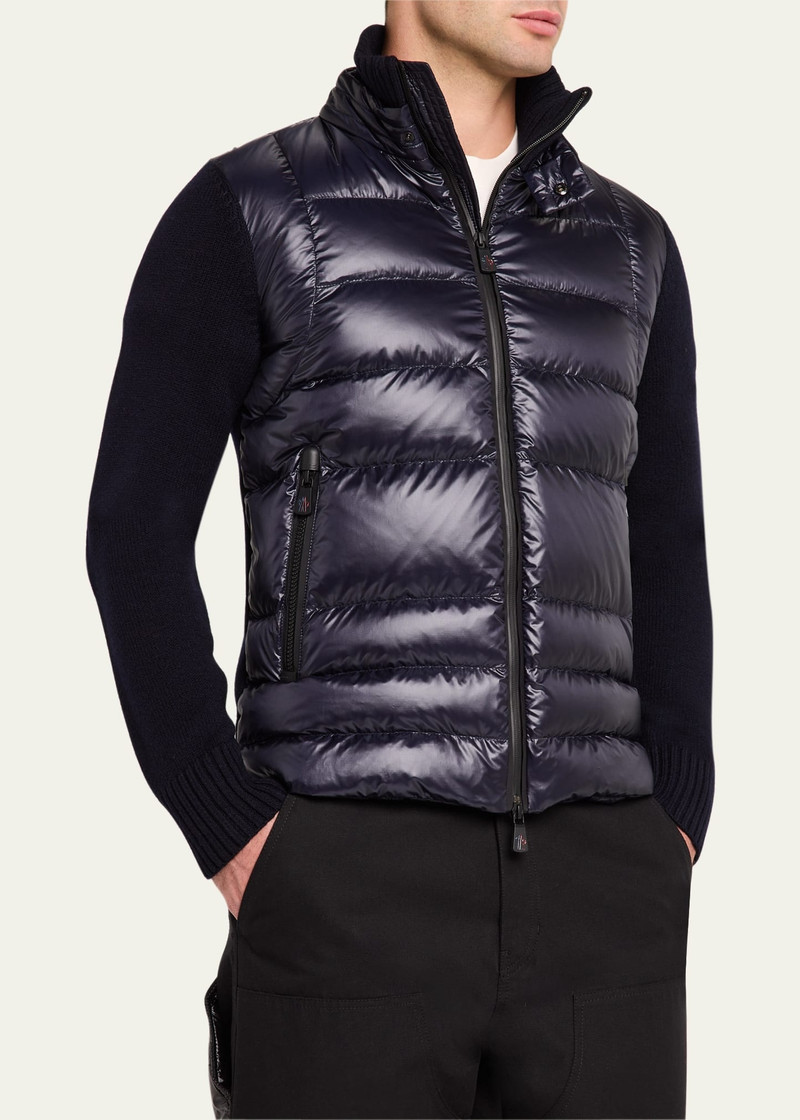 Men's Down Knit Zip Jacket 4