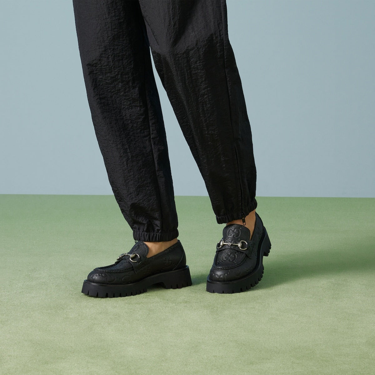 Gucci Horsebit GG Lug Loafers - 4