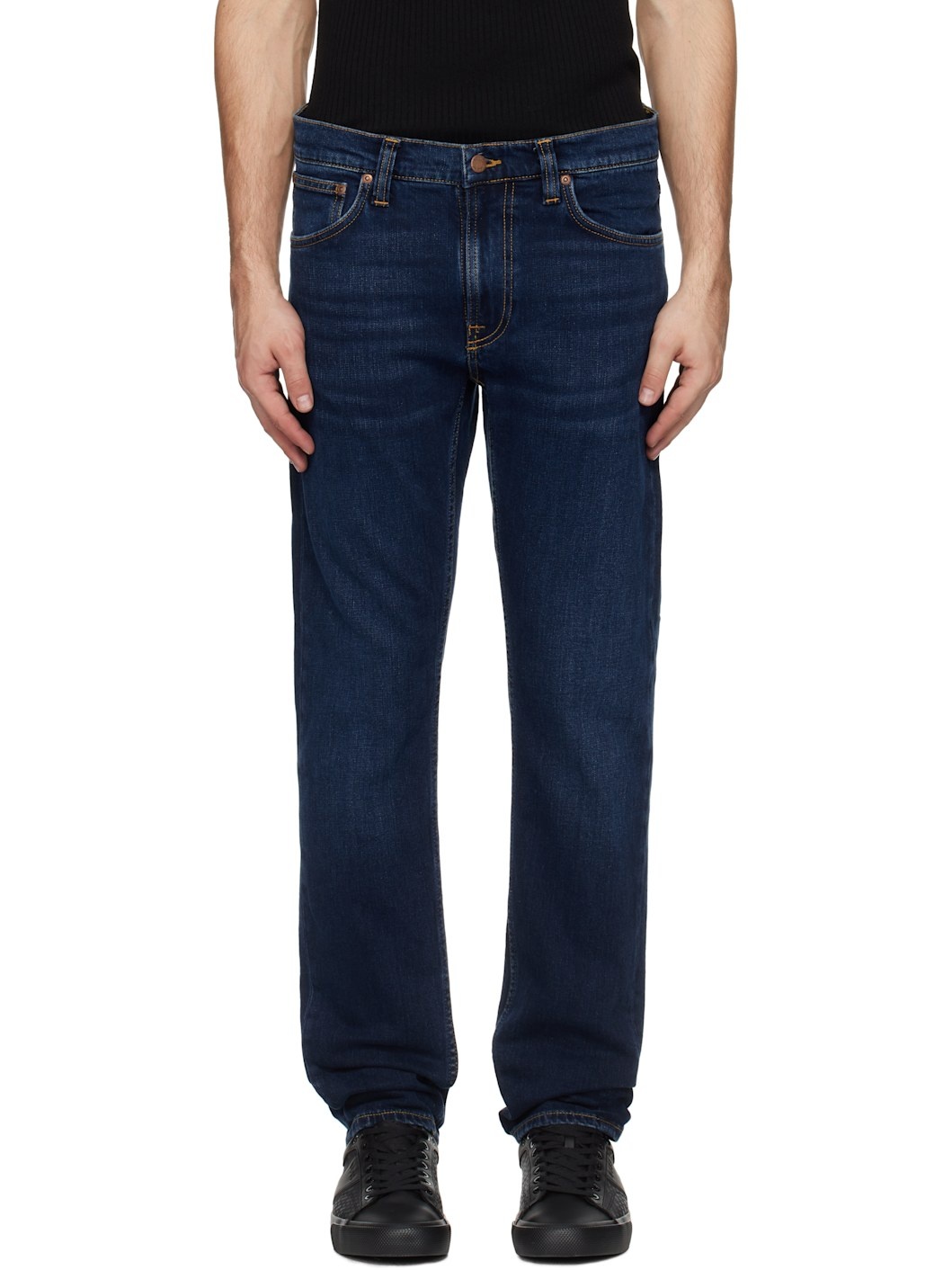 Navy Lean Dean Jeans - 1