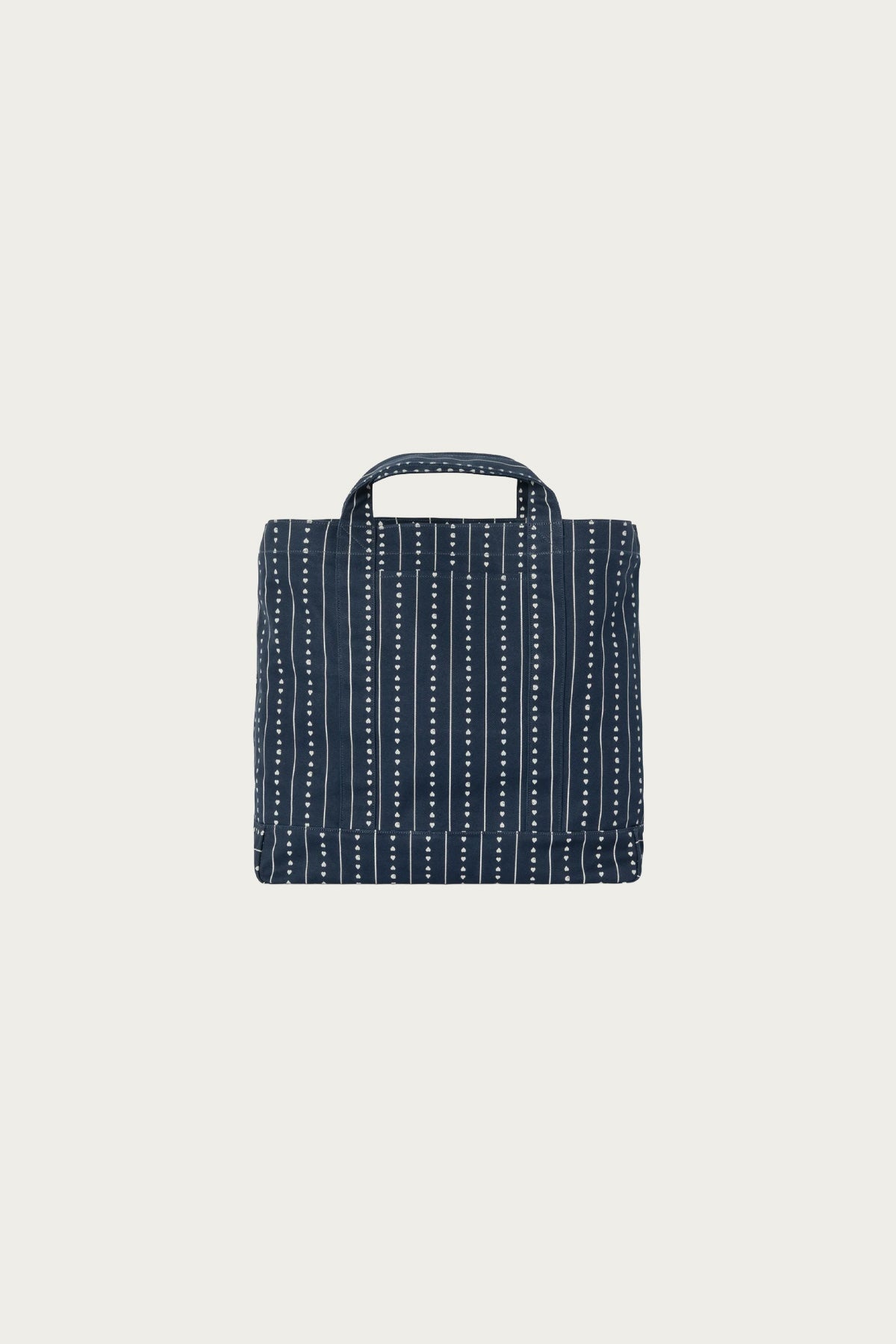 Big Drewe Tote - Heart/Pinstripe - 2
