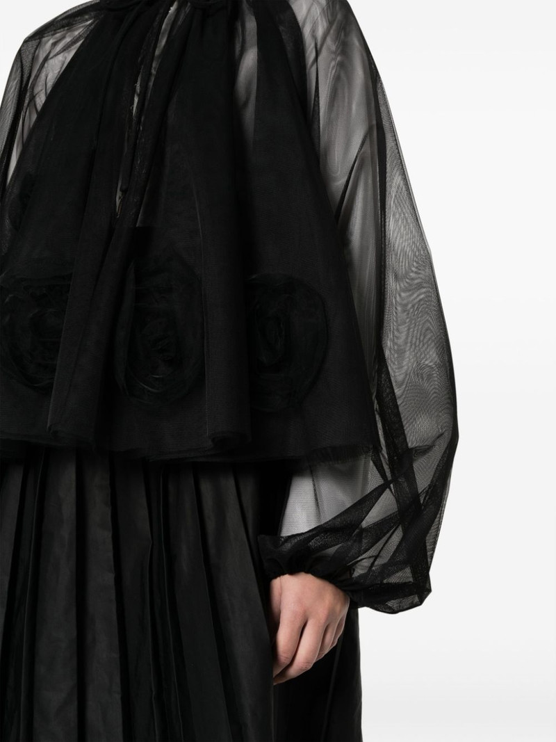 semi-sheer tulle top 5