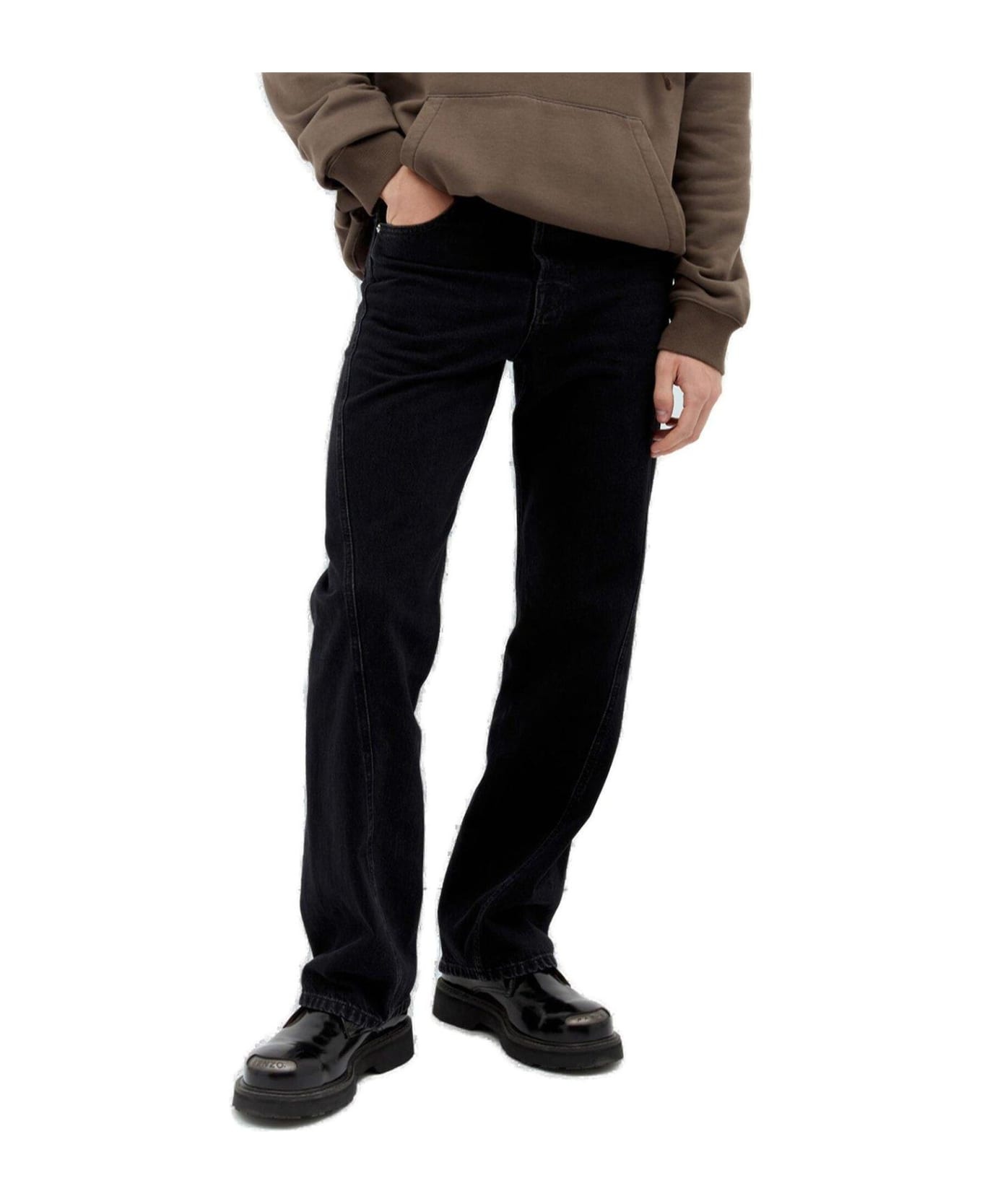 Mid-rise Twisted Jeans - 1