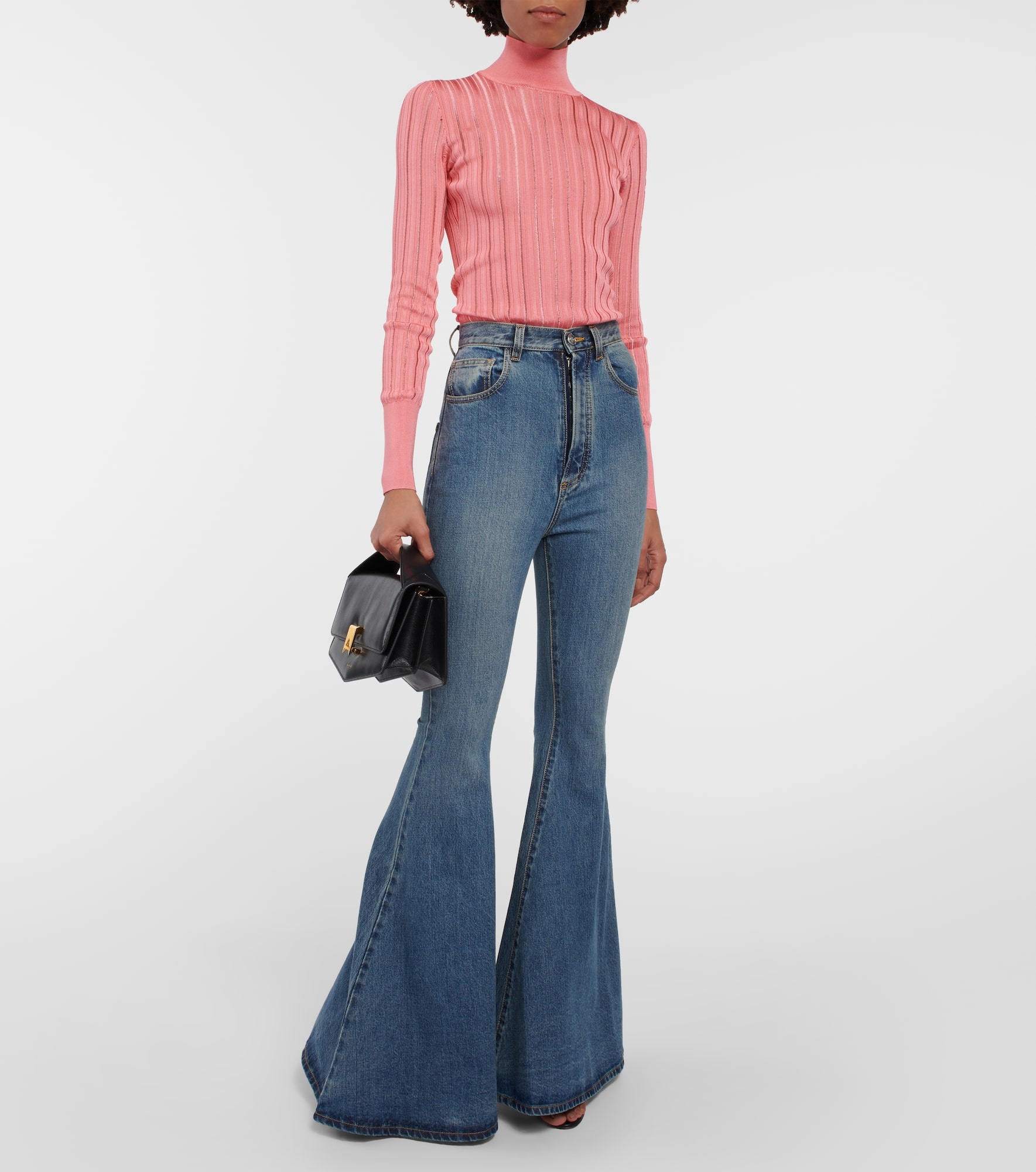 Crinoline turtleneck sweater - 2