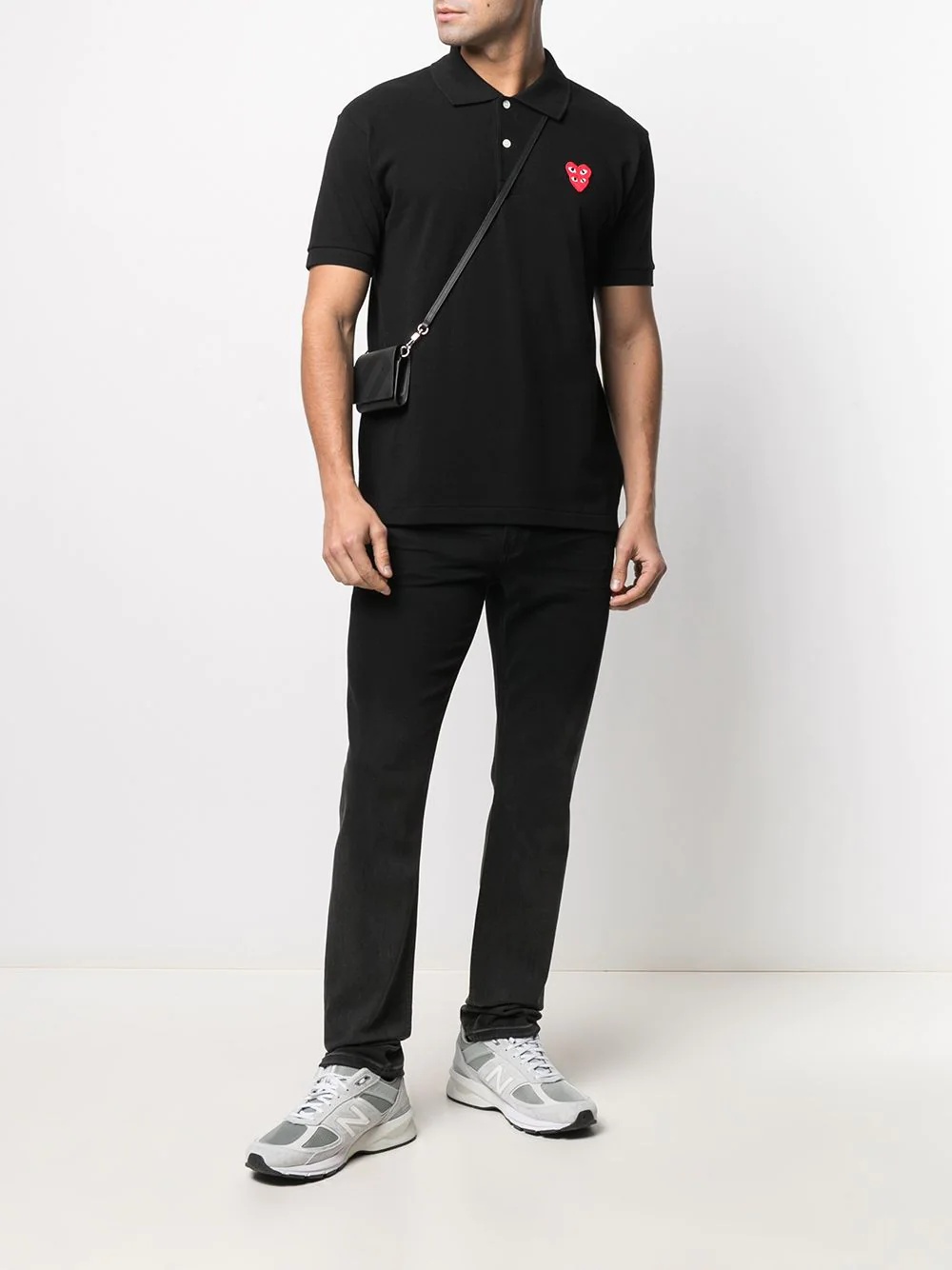 layered logo polo shirt - 2