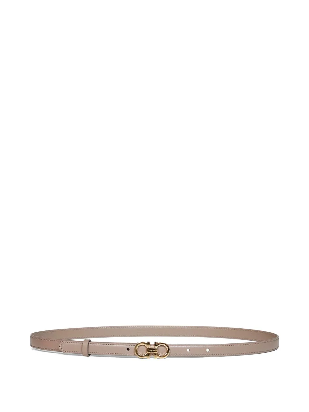 Gancini buckle leather belt - 1
