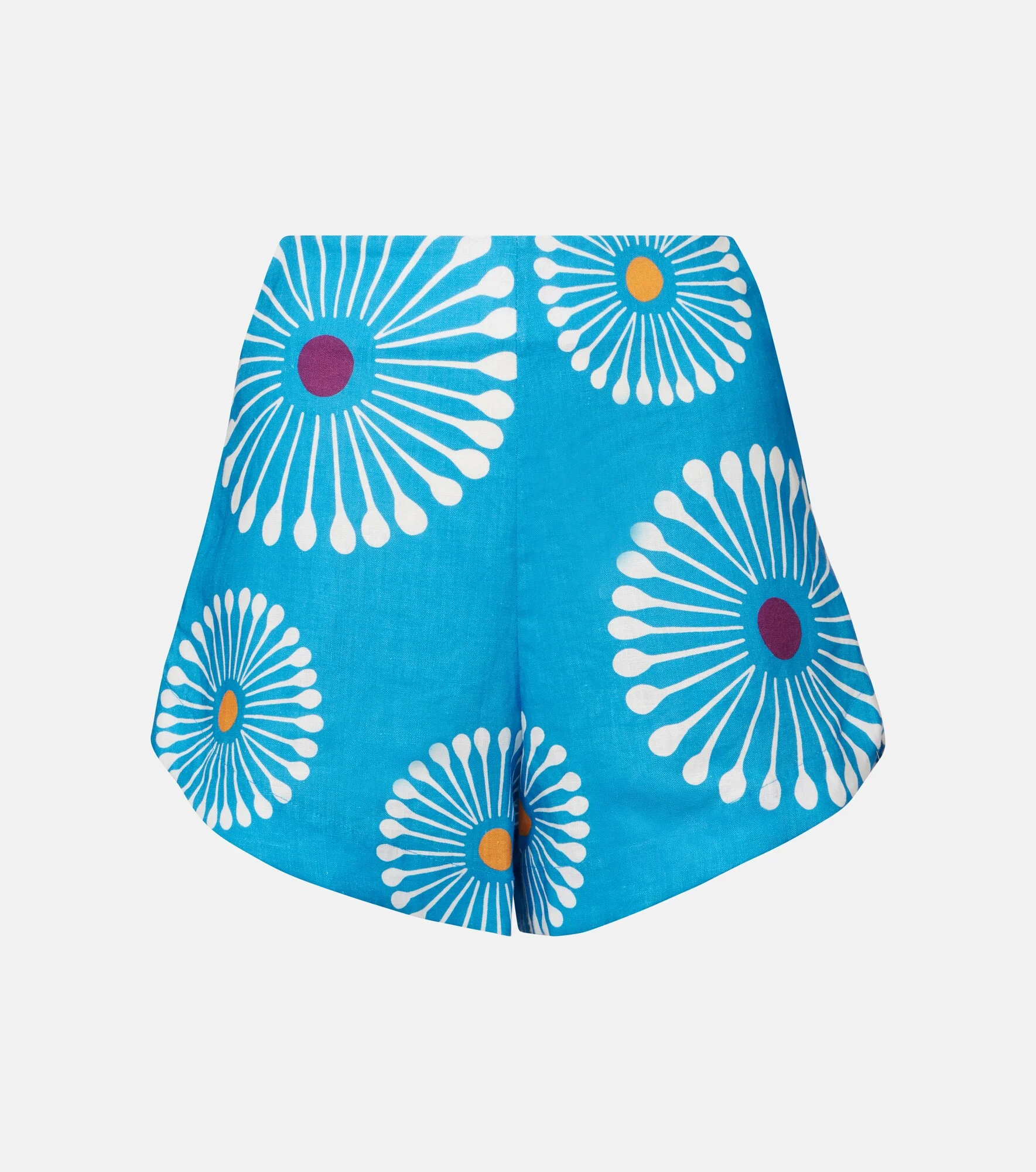 Bahamas floral linen shorts - 1
