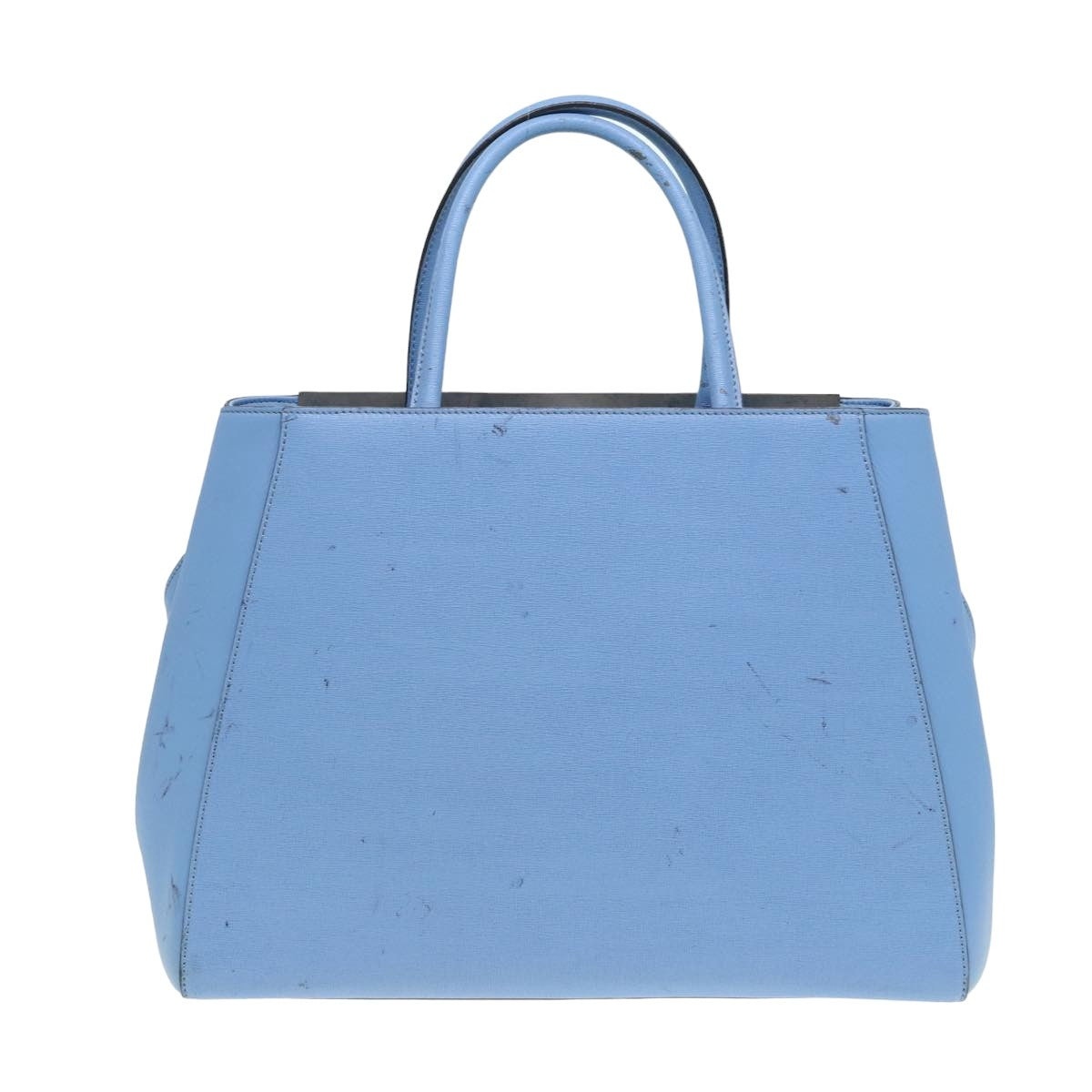 FENDI Hand Bag Leather Blue - 2