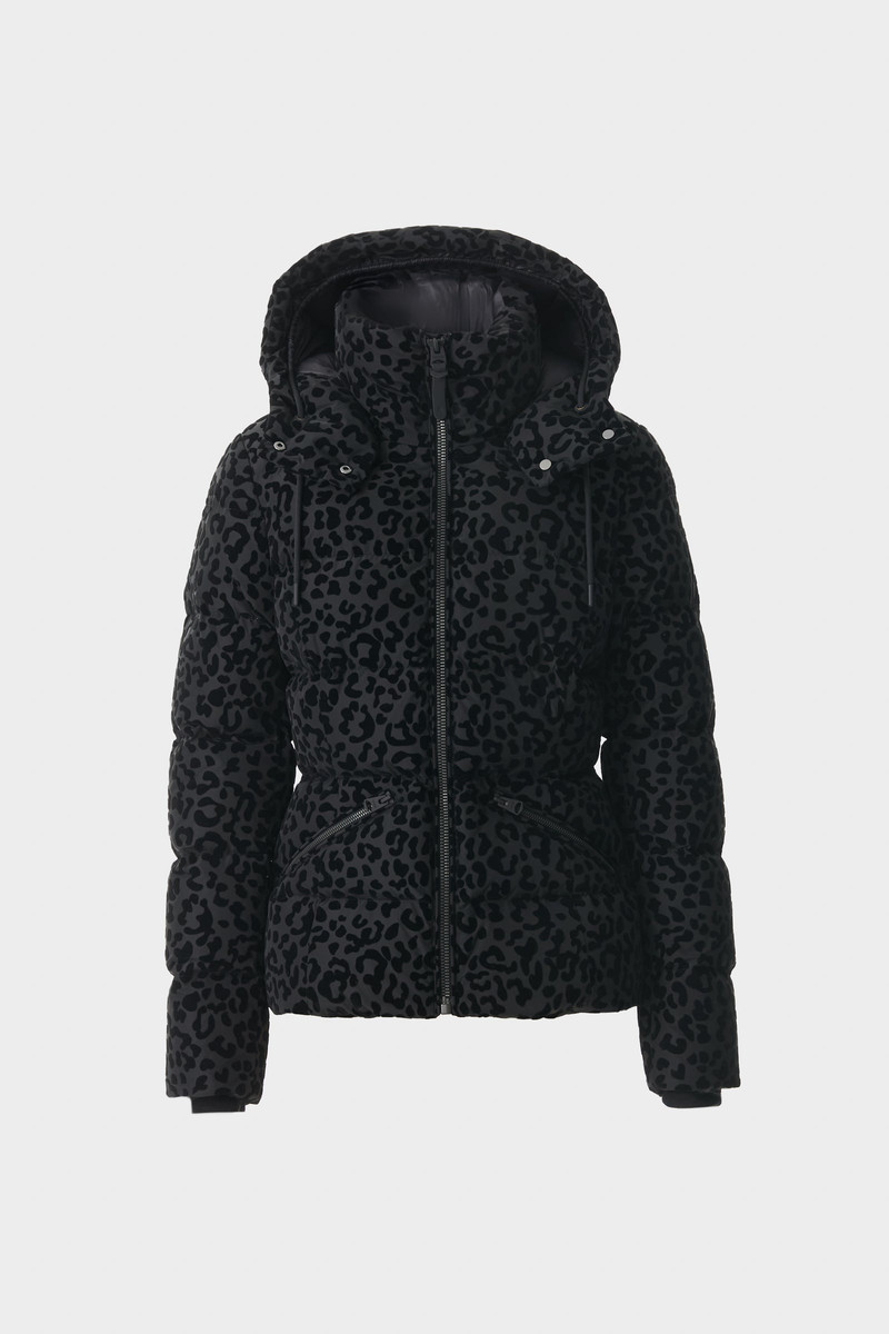 MADALYN-FLPZ Flocked Down Jacket With Removable Hood 1