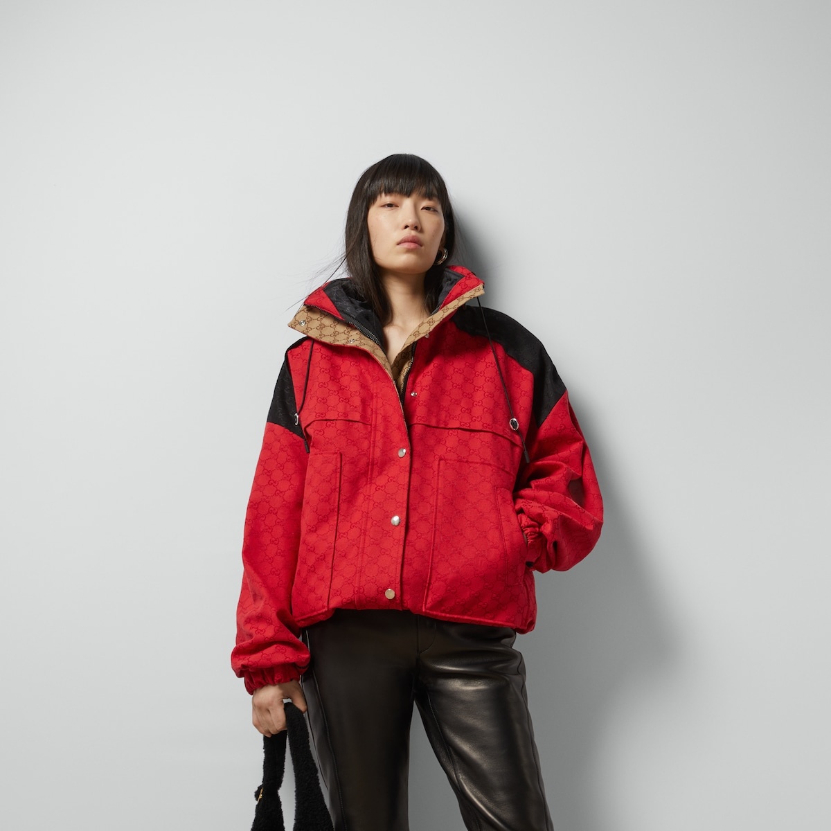 GG canvas bomber jacket - 3