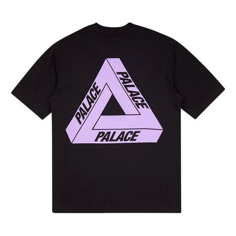 PALACE Tri-To-도움 한정 자주색 삼각형 짧은 소매 Unisex 자주색 P18TS232 - 1