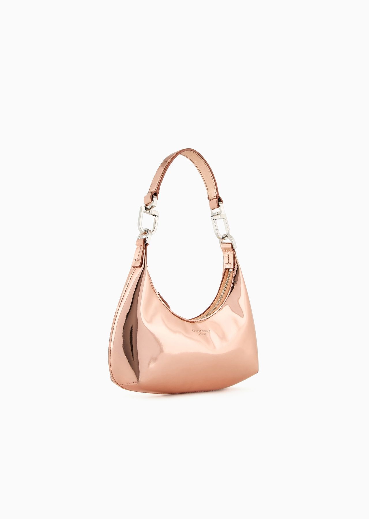 Lamé-leather la Prima mini hobo bag - 2