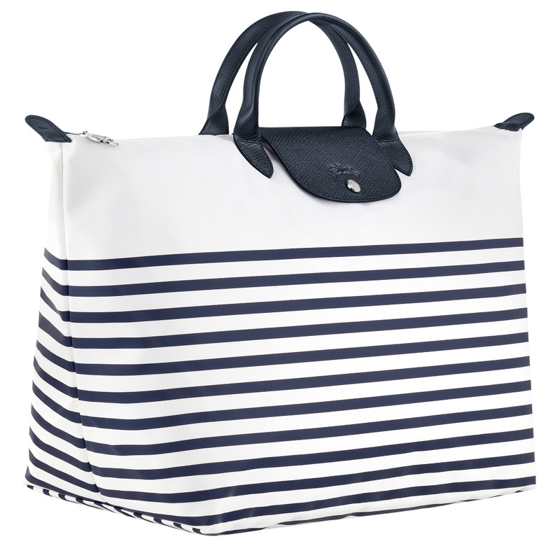 Le Pliage Collection S Travel bag Navy/White - Canvas 3