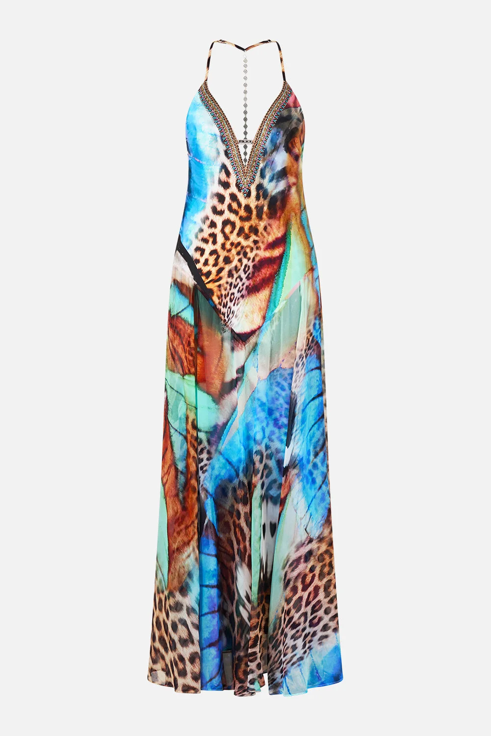 HARDWARE DETAIL SLIP DRESS BUTTERFLY BOHEMIA - 1