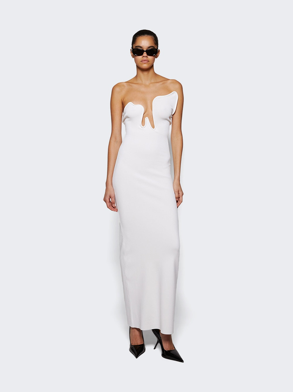 Salacia Wire Strapless Dress White - 5