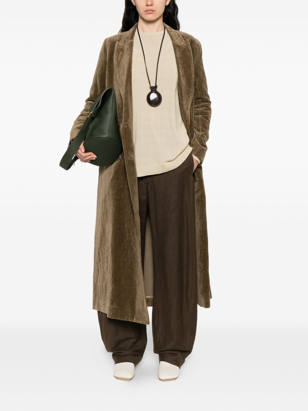 Camelot double-breasted corduroy coat - 2