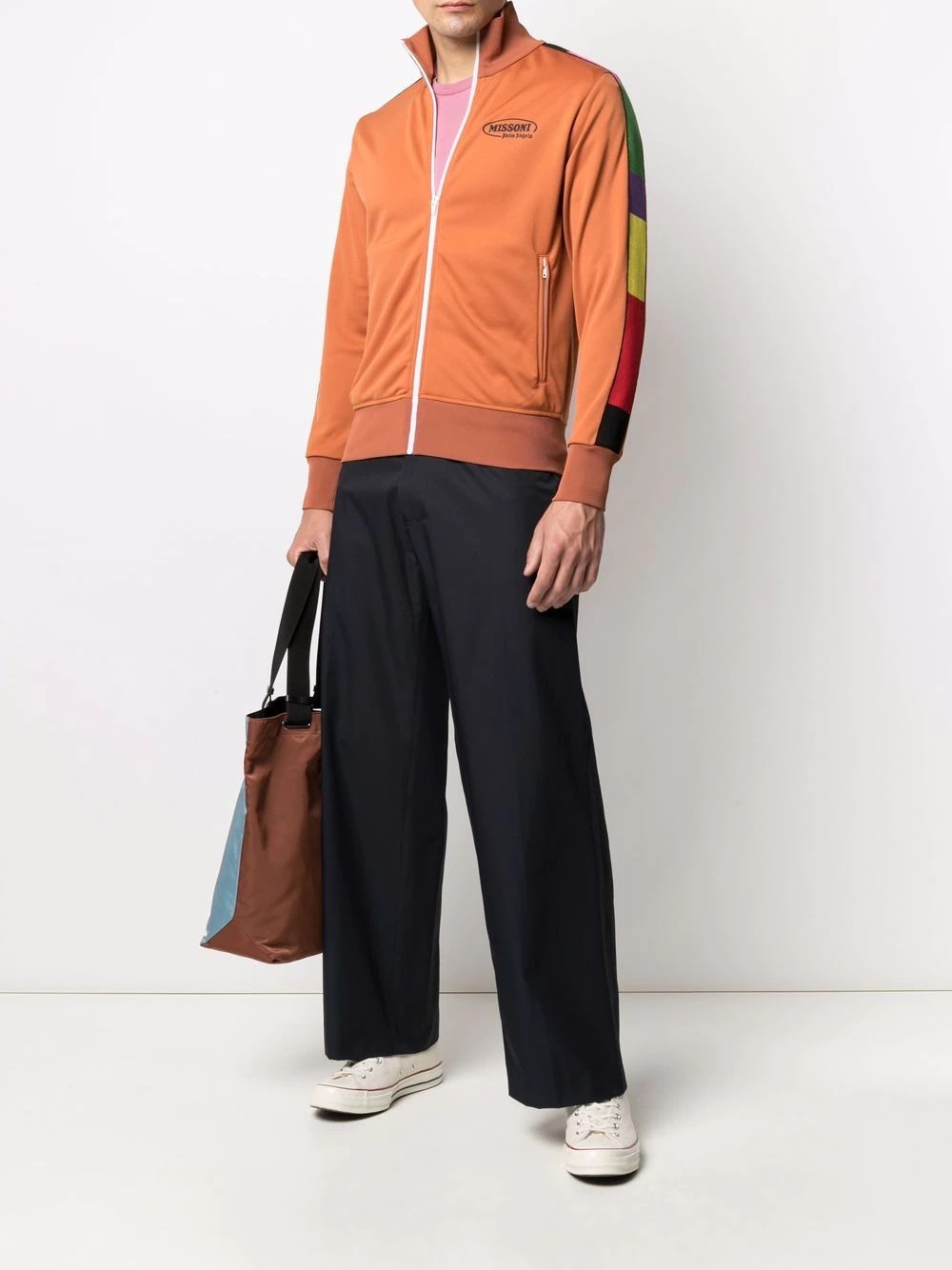 x Missoni Sport Logo print track top - 2