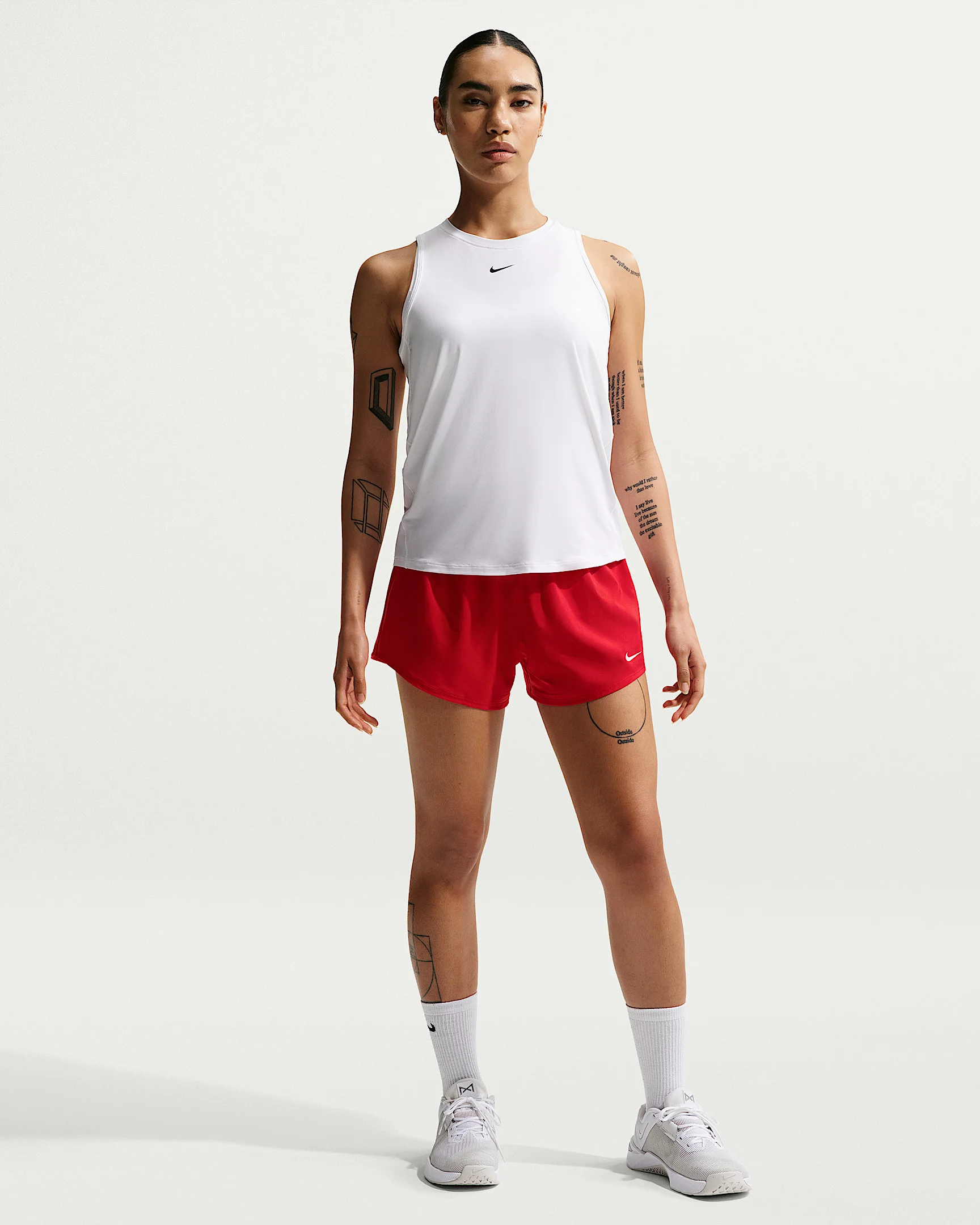 Nike One Women's Dri-FIT Mid-Rise 3" Brief-Lined Shorts - 1