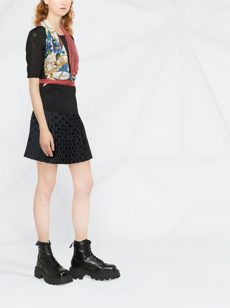 twisted-scarf hybrid knit top 3
