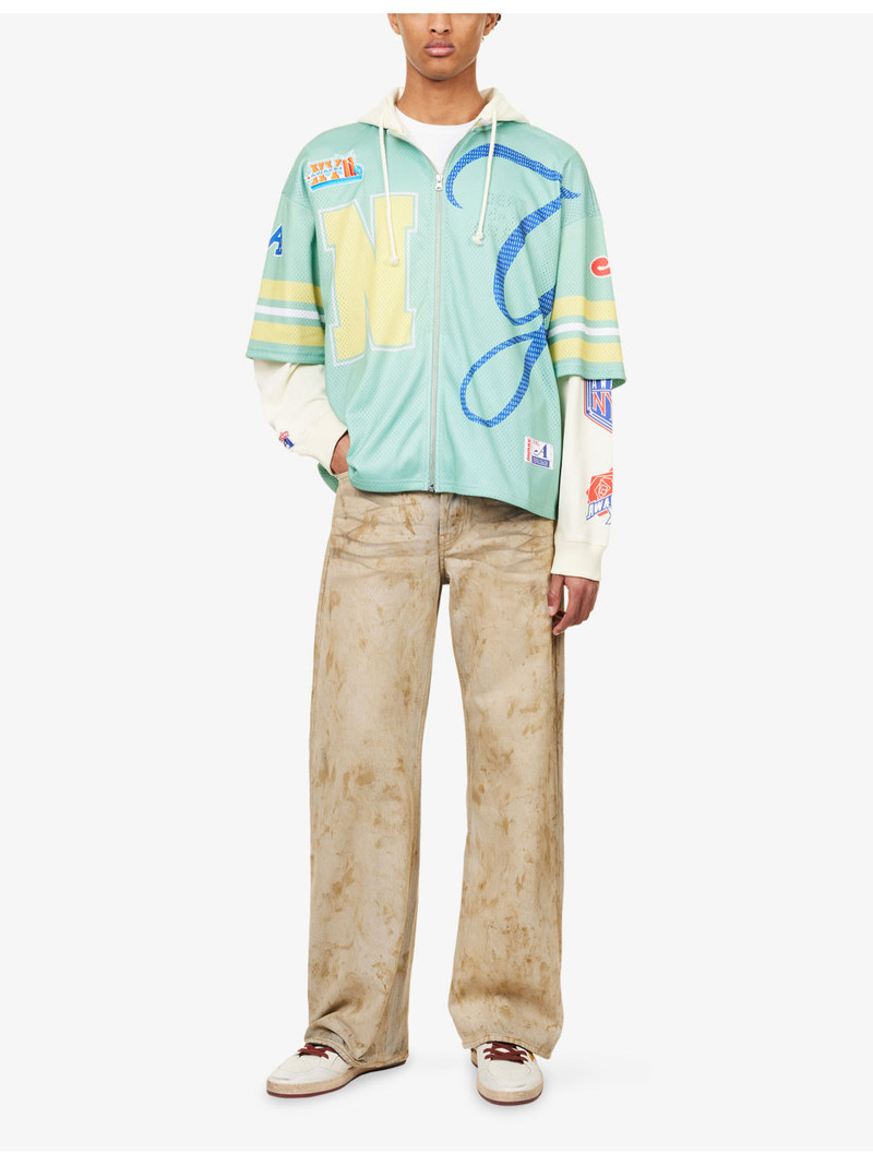 AWAKE NY Headcrack Champs Graphic Mesh Hoody outlook