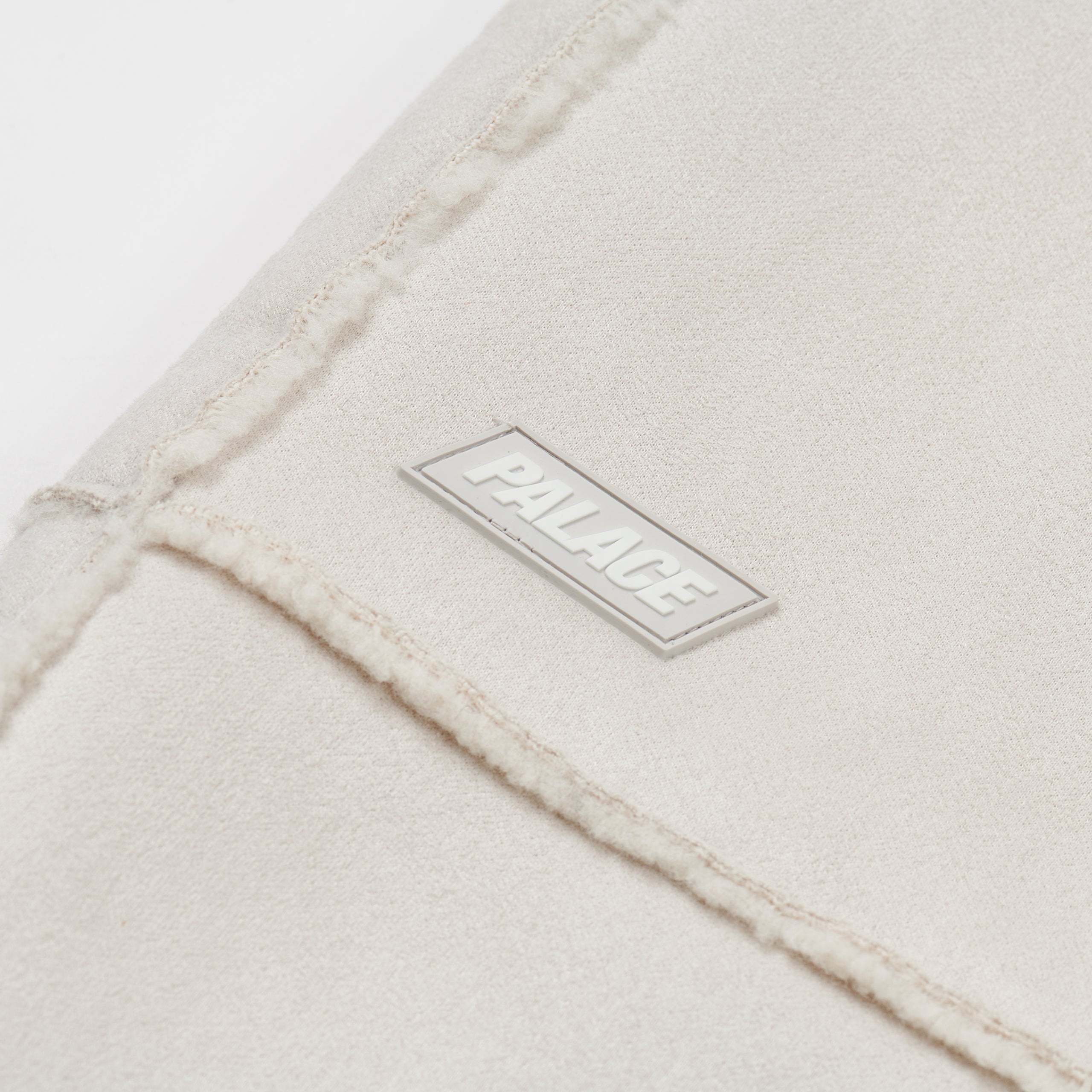 SHERPA FAUX SUEDE JOGGER SOFT WHITE - 3