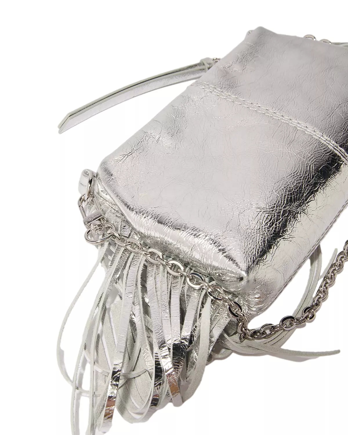 Miss M Metallic Leather Pouch - 6