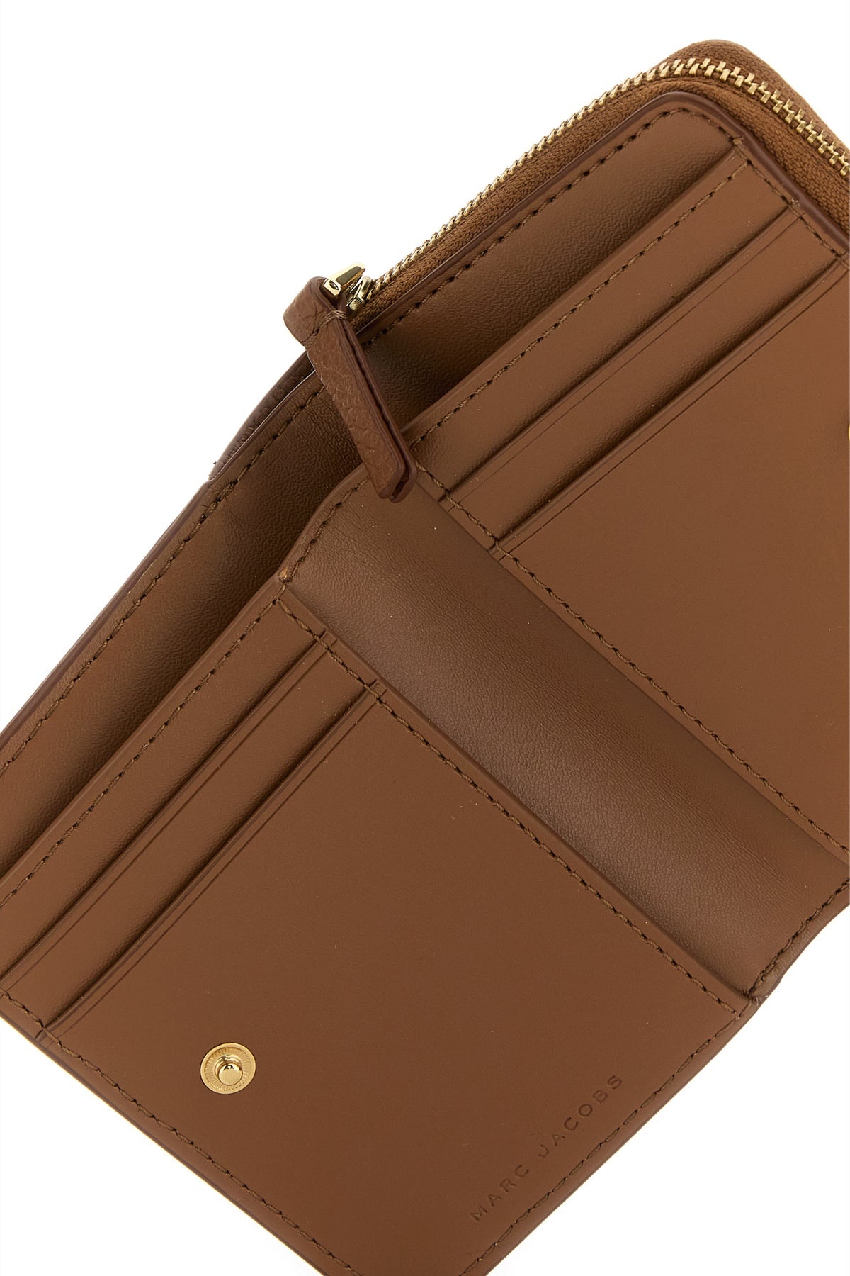 Caramel leather wallet - 4