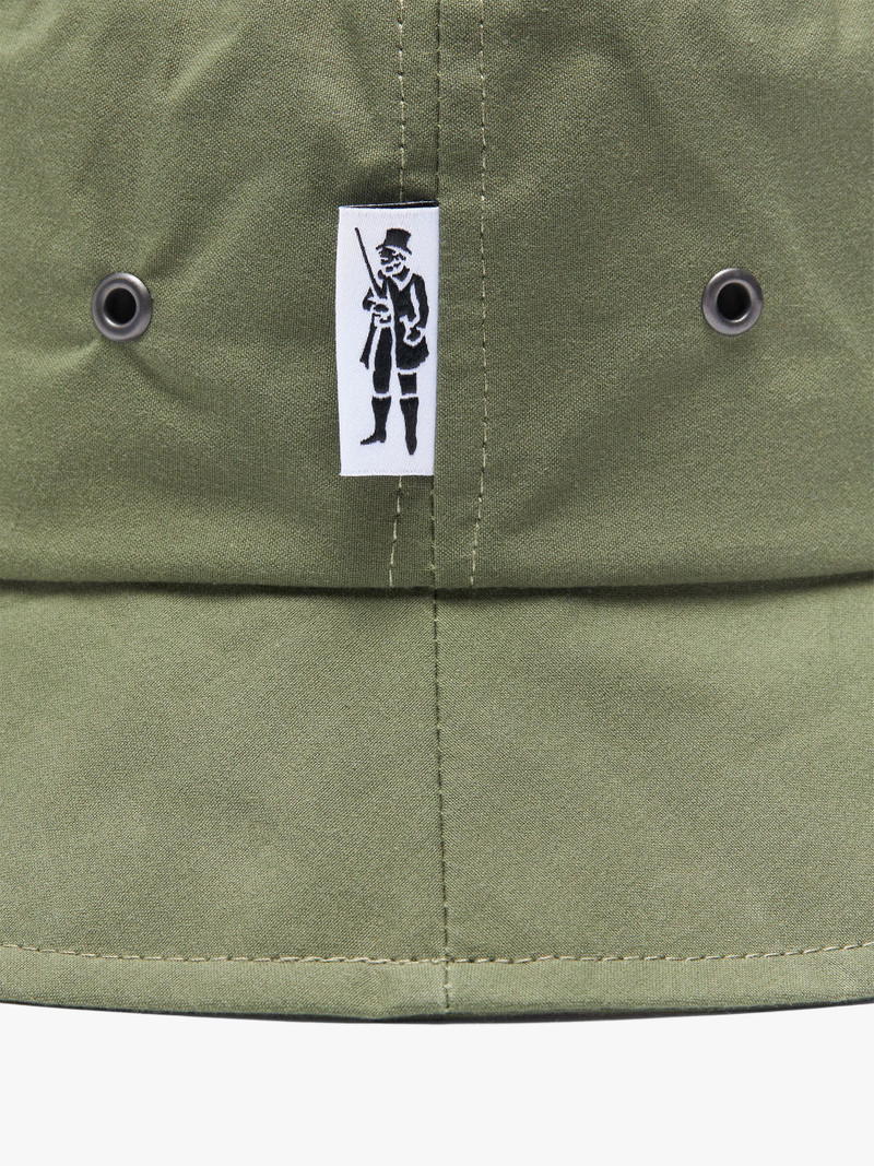 Mackintosh PELTING WINTER MOSS WAXED COTTON BUCKET HAT | ACC-HA05 outlook
