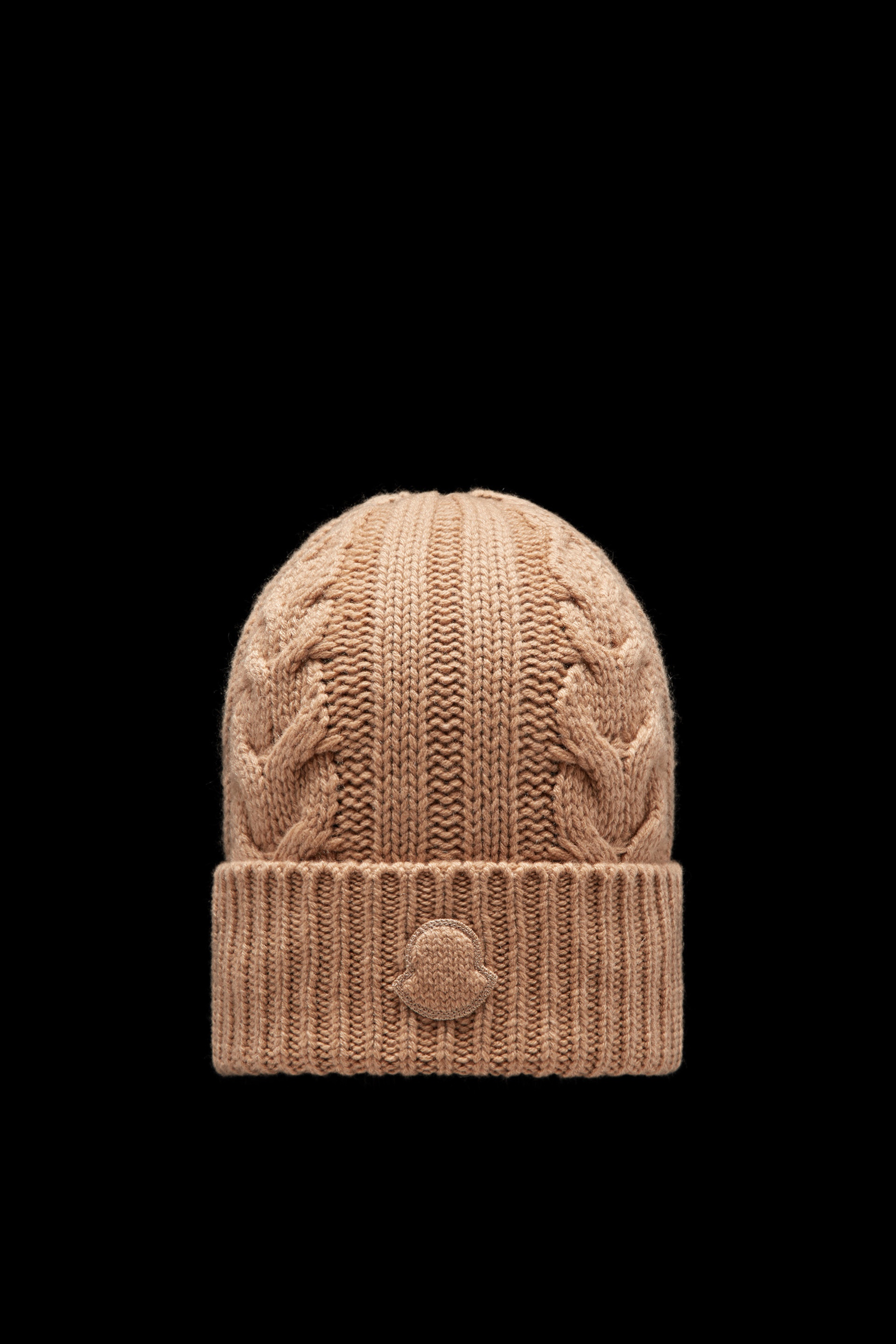 Cable Knit Cashmere Beanie - 1