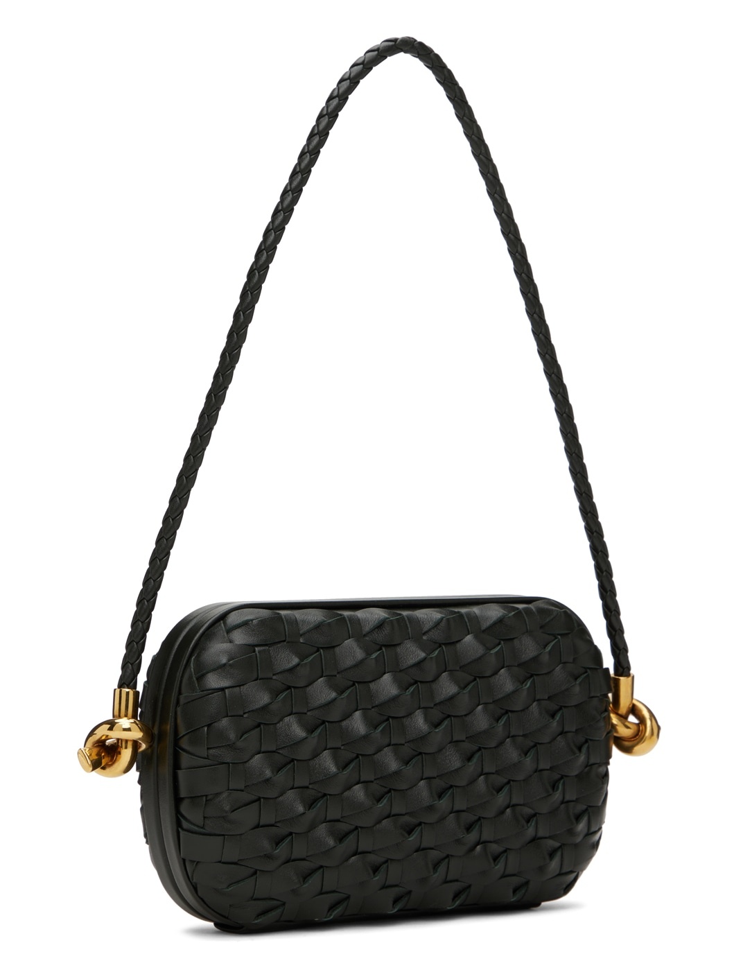 Green 'Knot On Strap' Clutch - 2