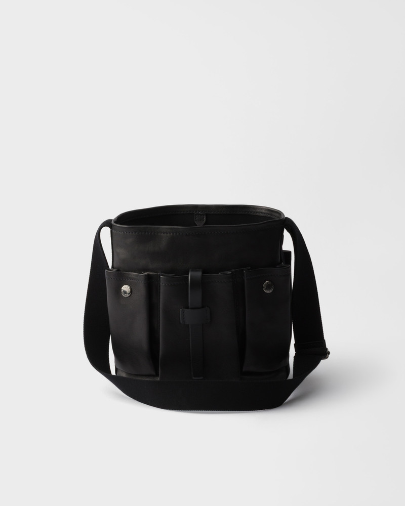 Prada Route leather mini-bucket bag 3