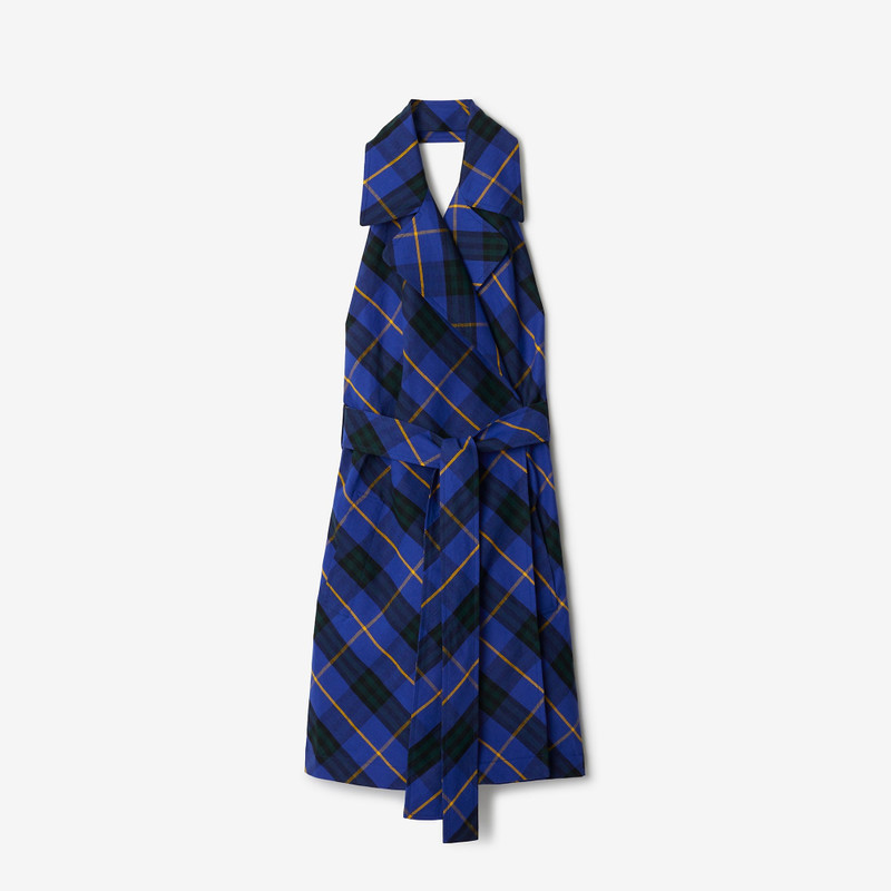 Check Linen Dress 1