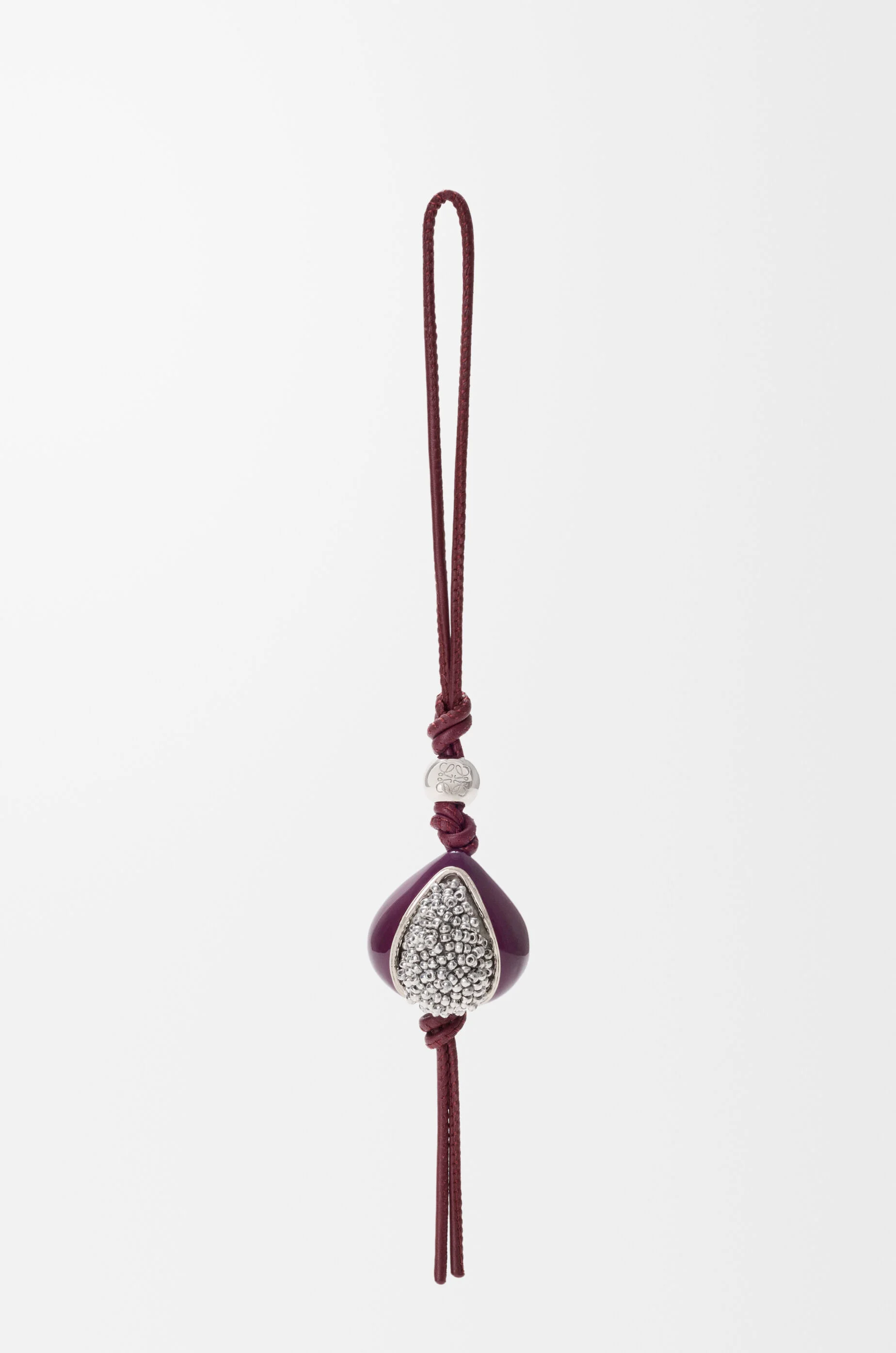 Beaded fig charm - 1