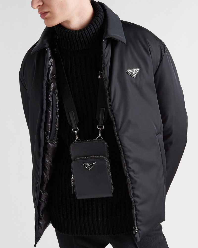 Cropped Re-Nylon down jacket 3